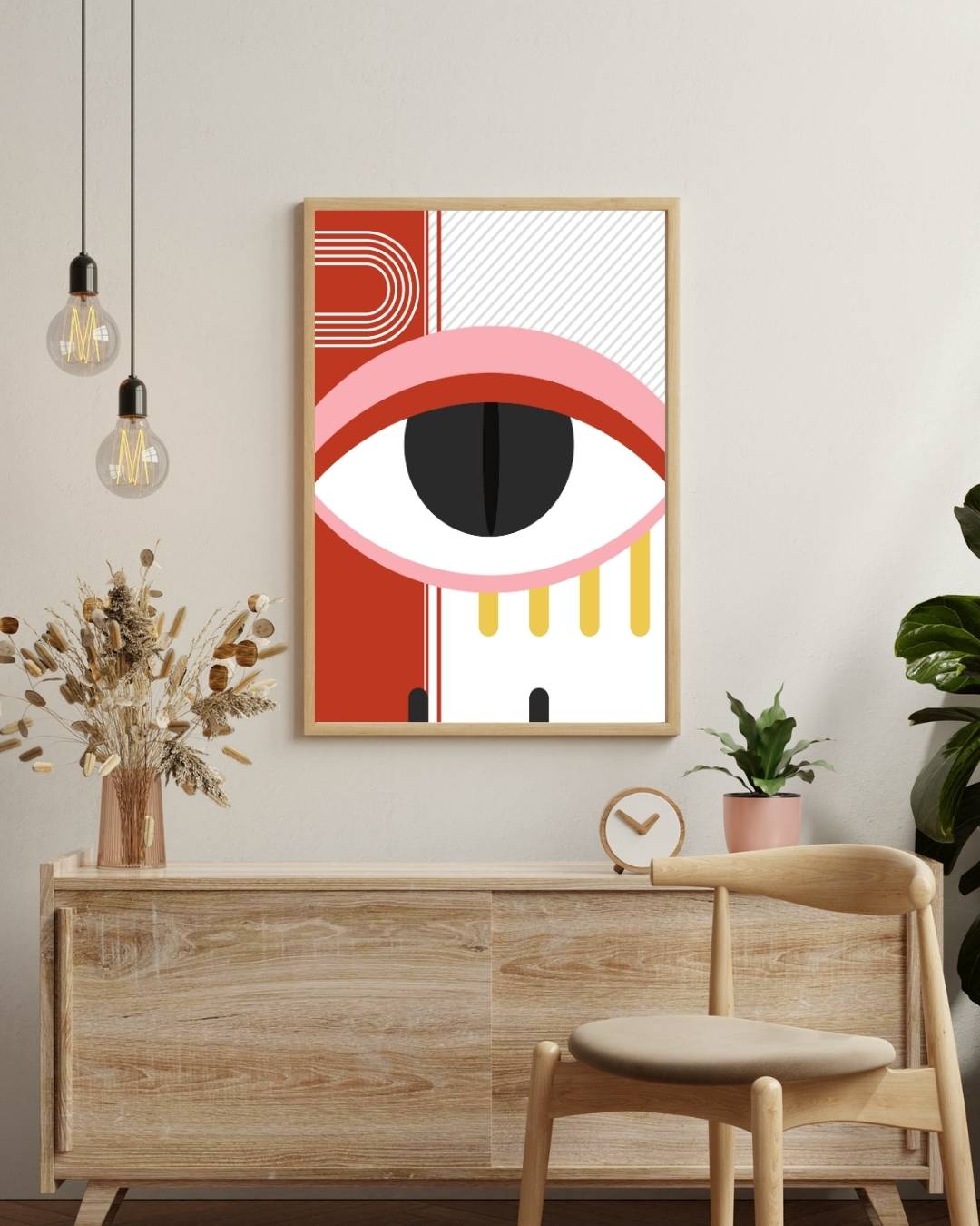 Bauhaus oog 1923 Poster