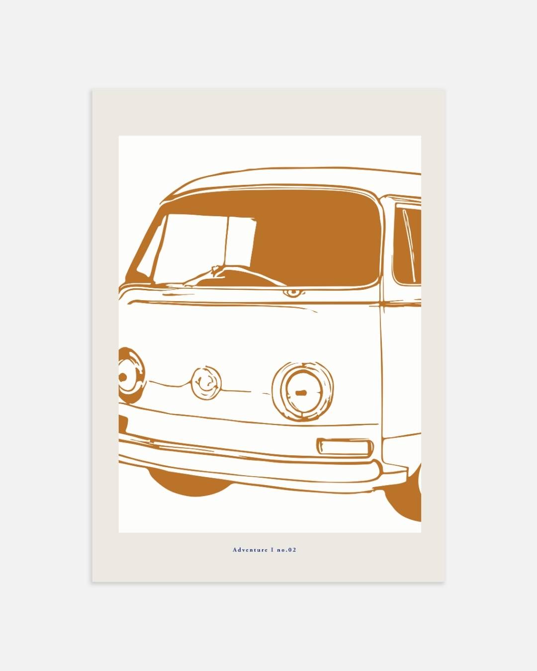 Retro bus Poster
