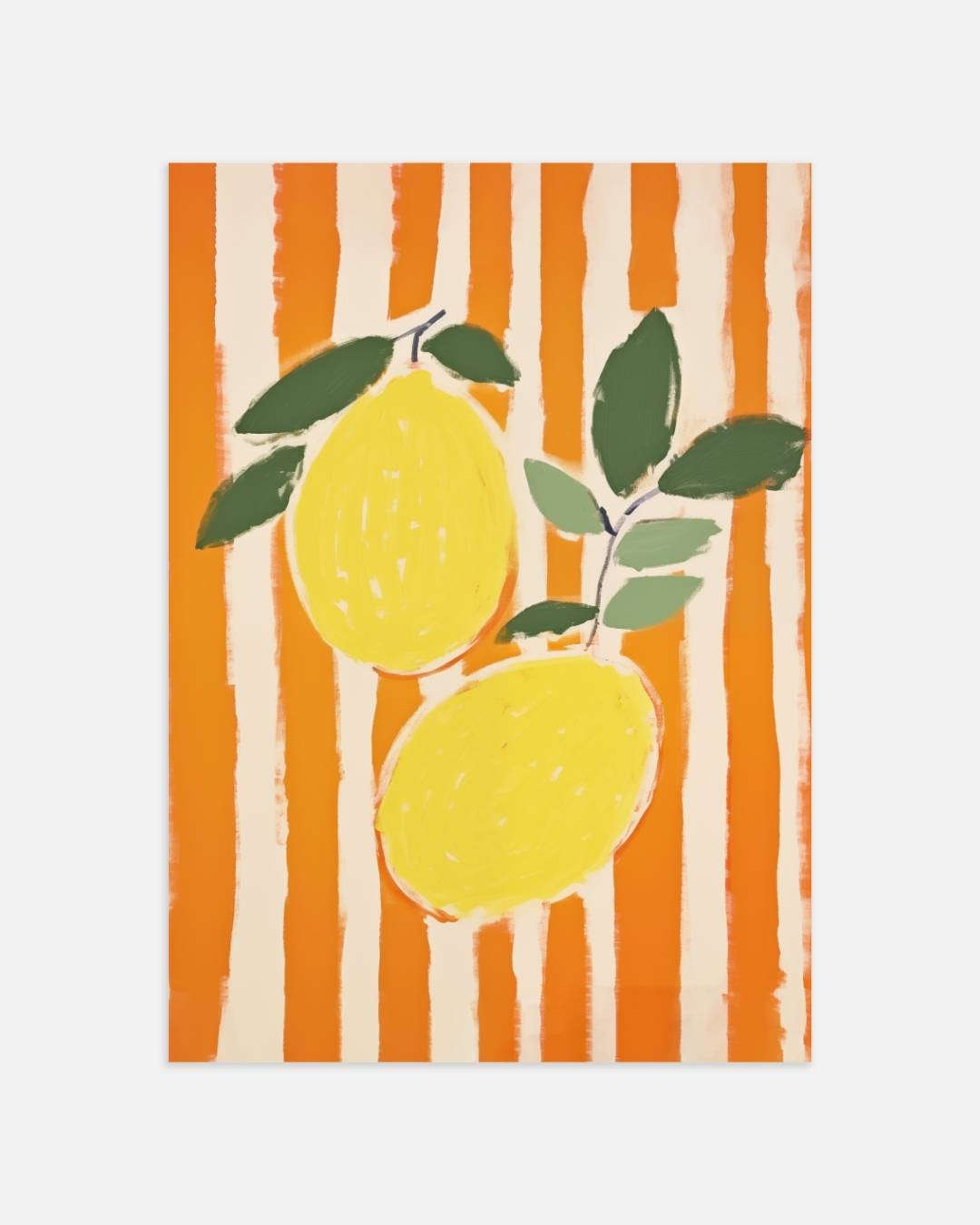 Gele citroenen Poster