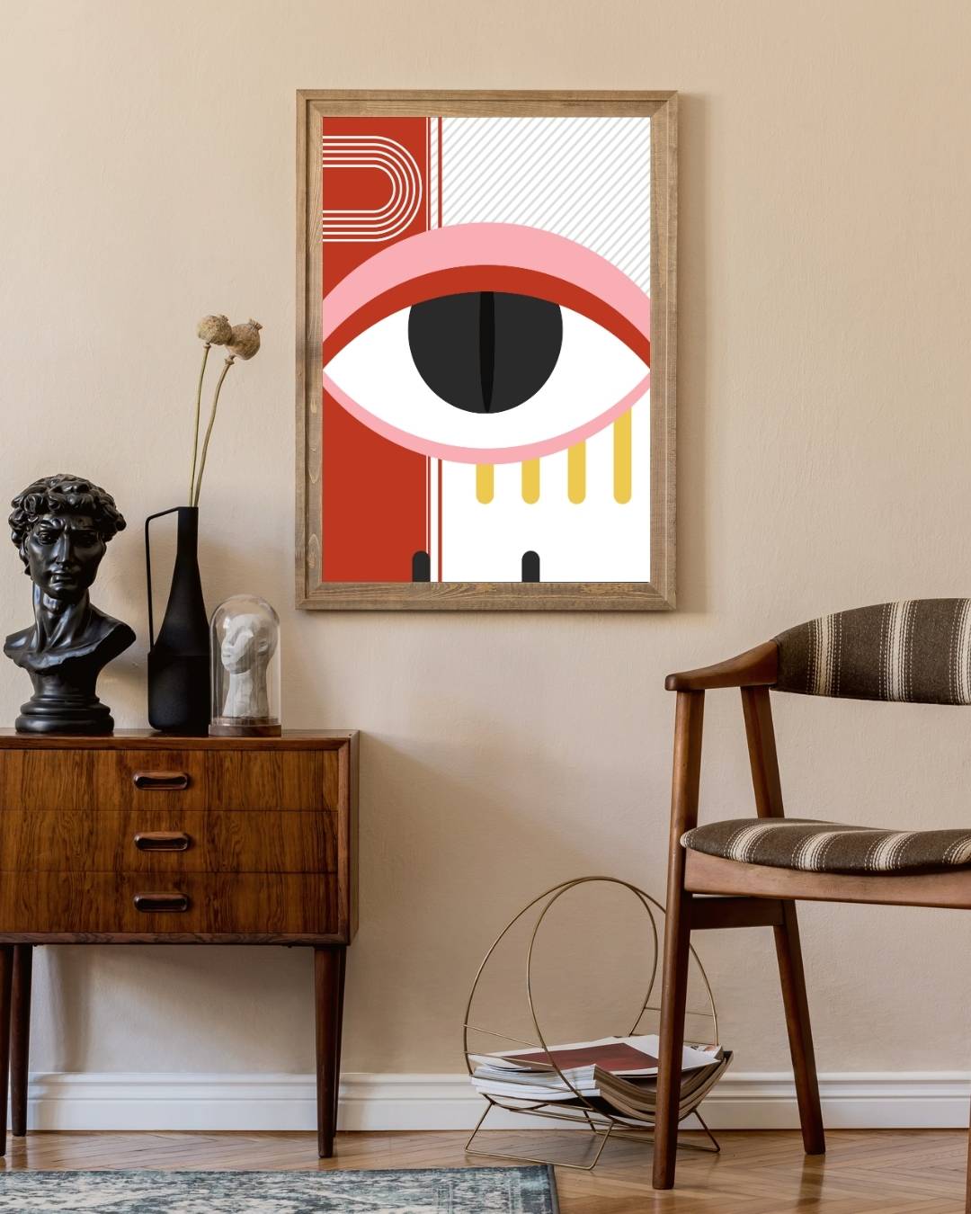 Bauhaus oog 1923 Poster