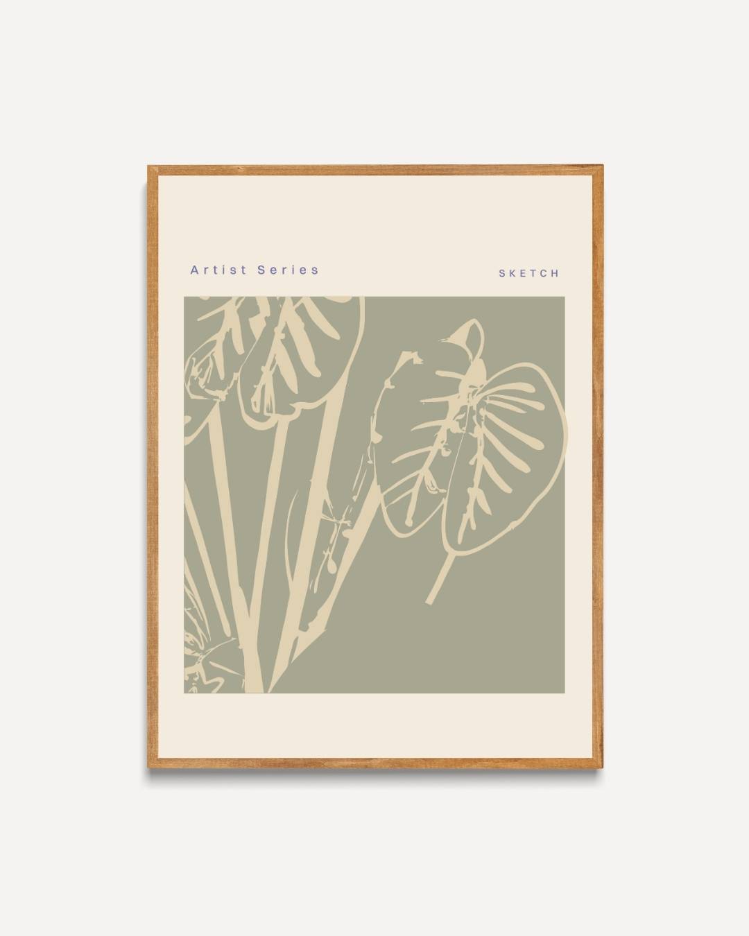 Botanische schets Poster