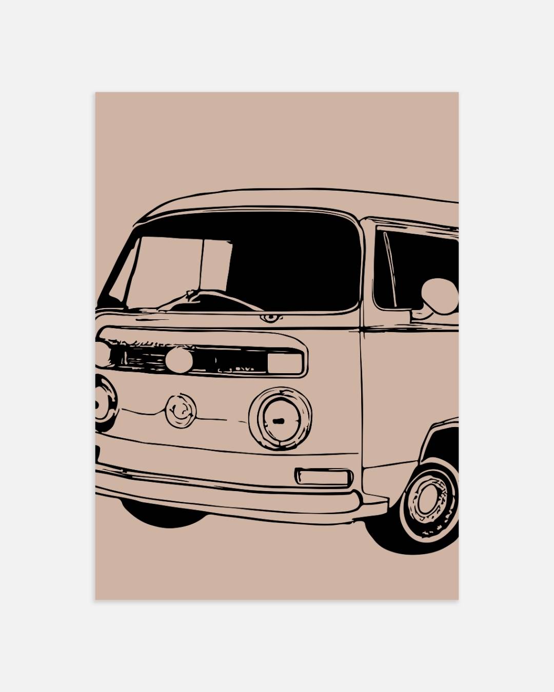 Vintage bus Poster