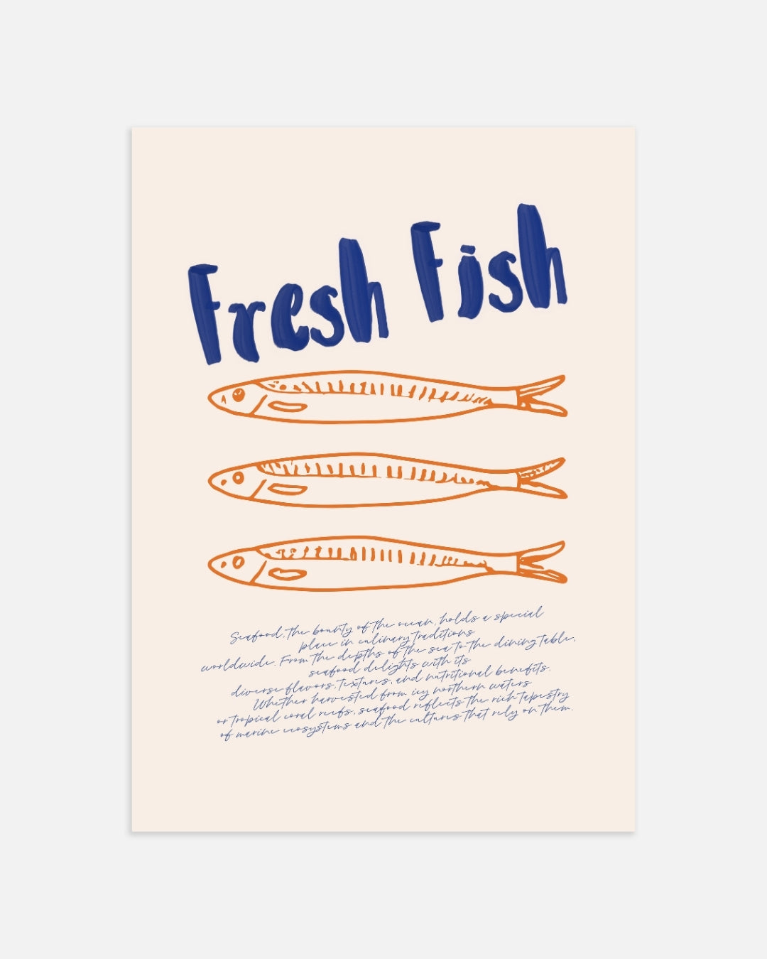 Fresh Fish Poster
