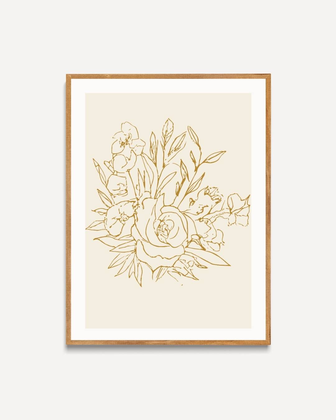 Bloemencompositie Poster