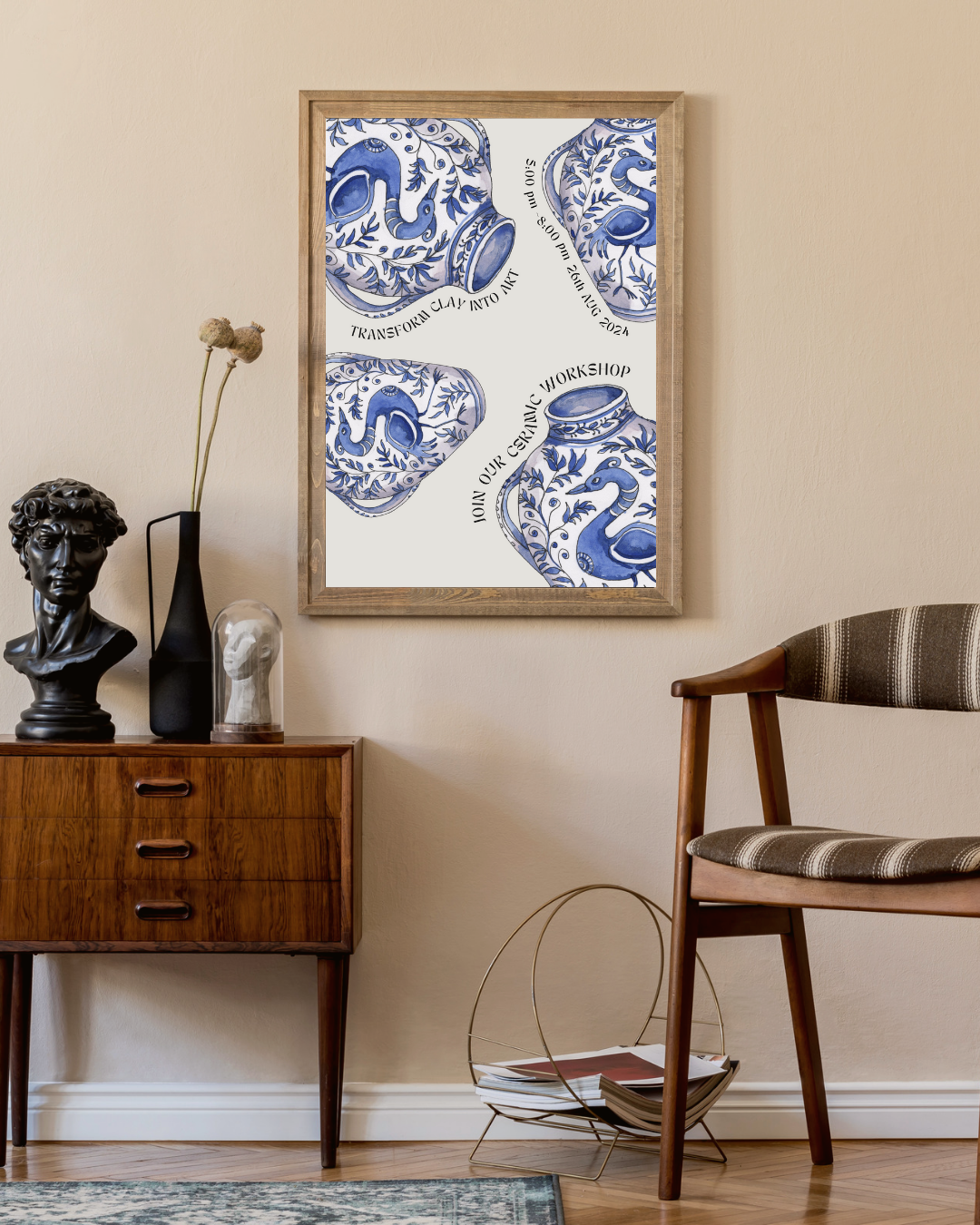 Transform clay into art Poster