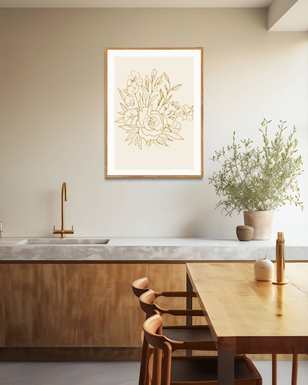 Bloemencompositie Poster