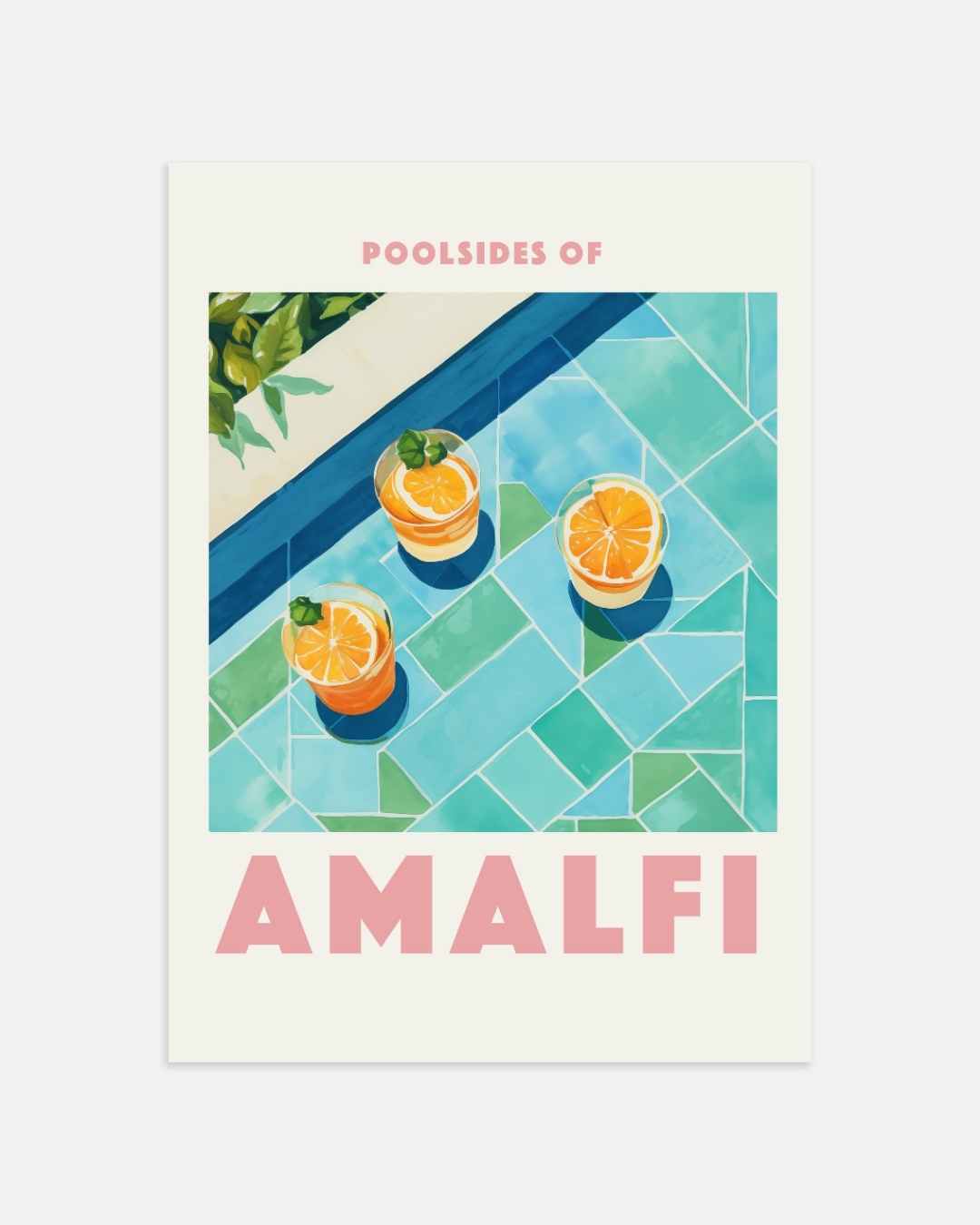 Poolsides of Amalfi Poster