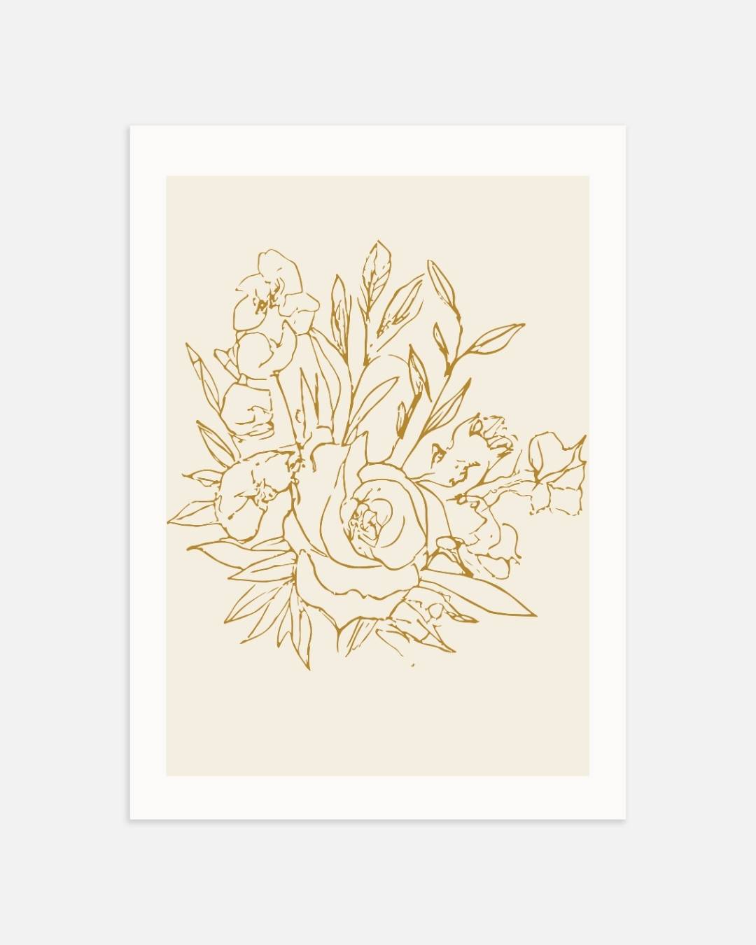 Bloemencompositie Poster