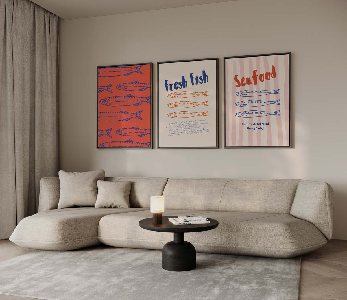 Visuele ode aan de zee Kunstwerk-canvas-dibond-plexiglas-wanddecoratie-WallArtistic