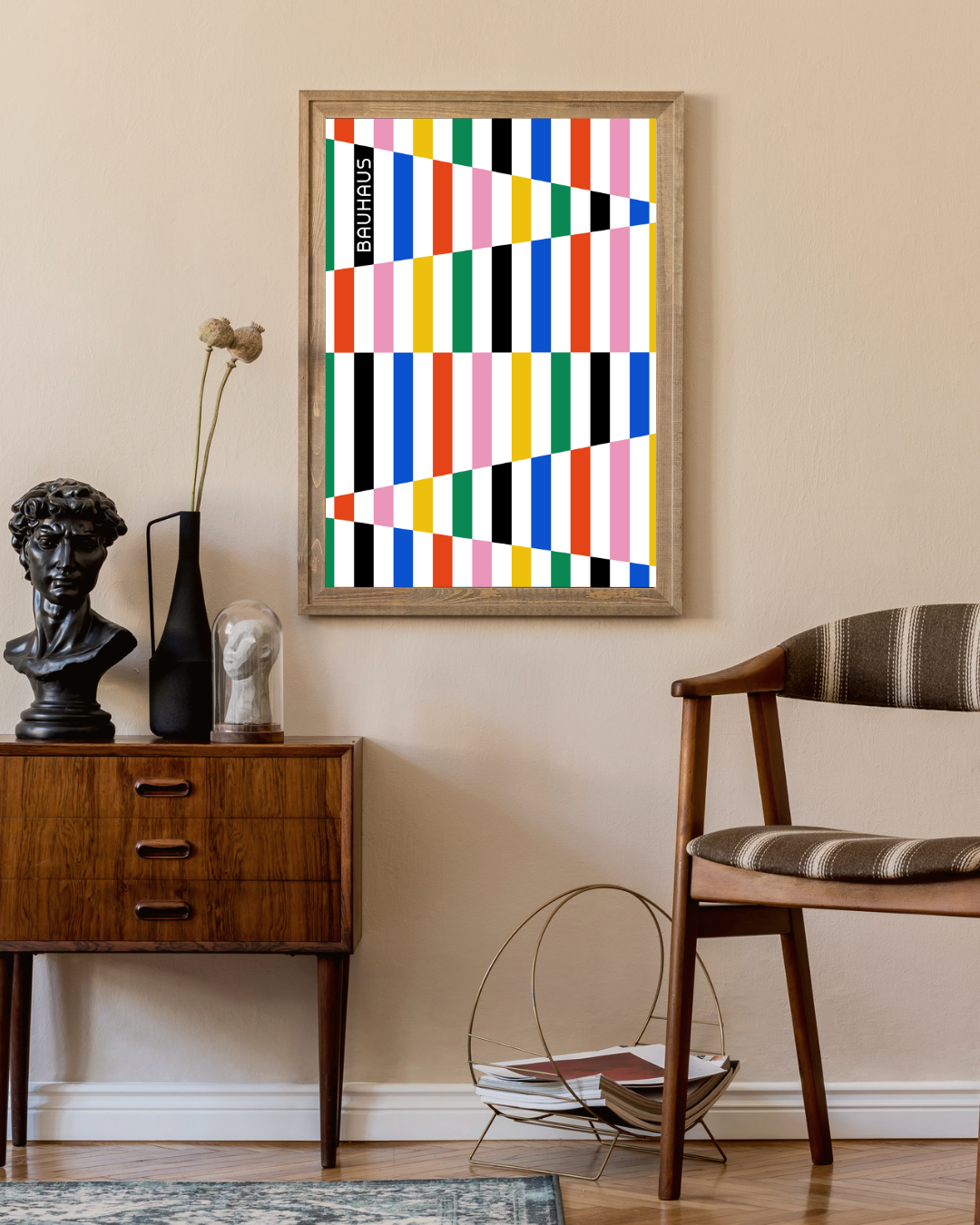 Bauhaus strepen Poster