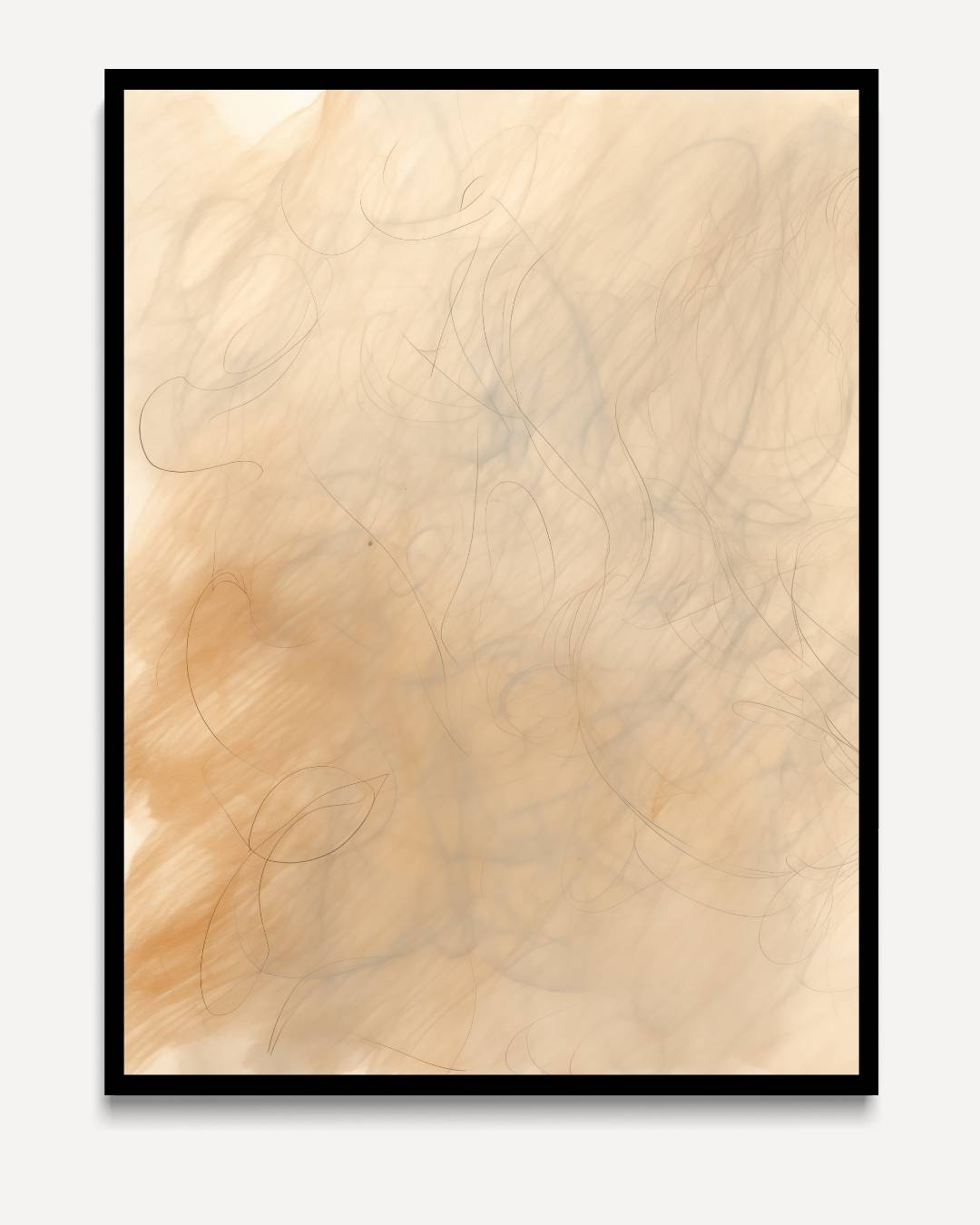 Organic shapes in warm tones