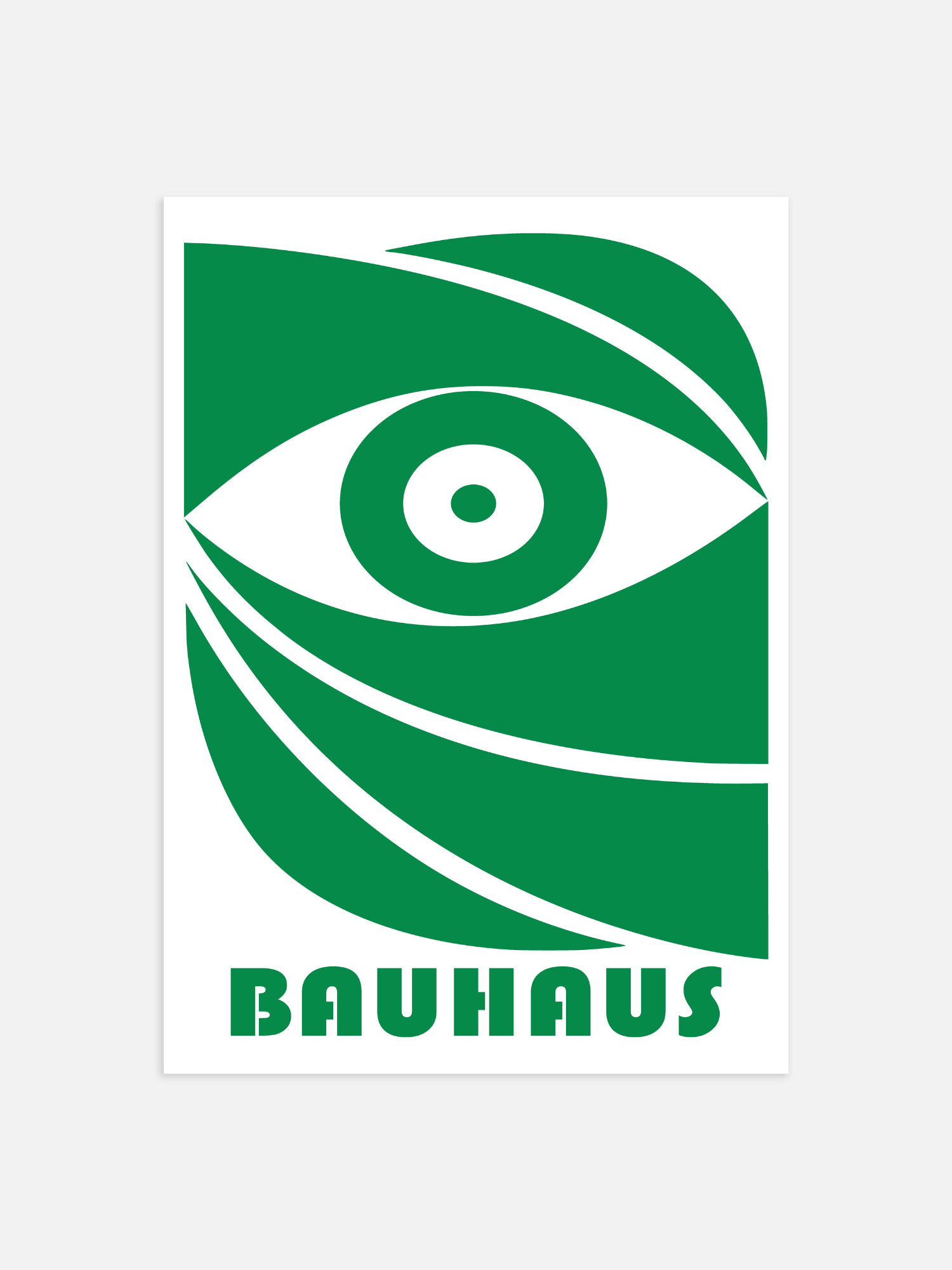 Bauhaus groen Poster