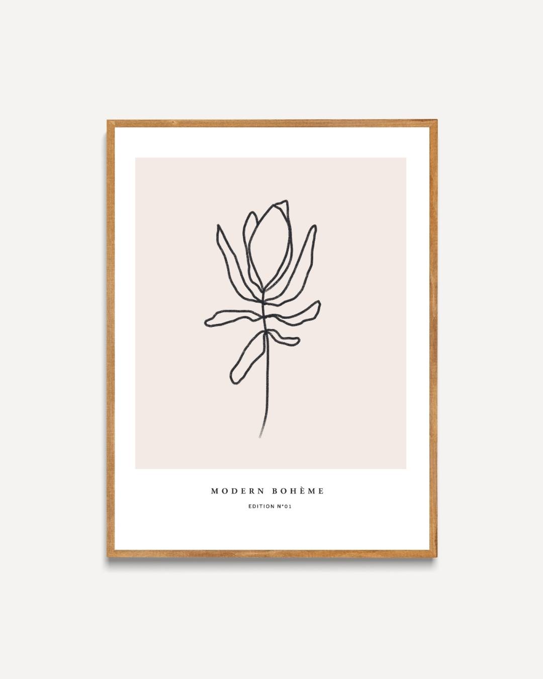 Elegant bloom Poster