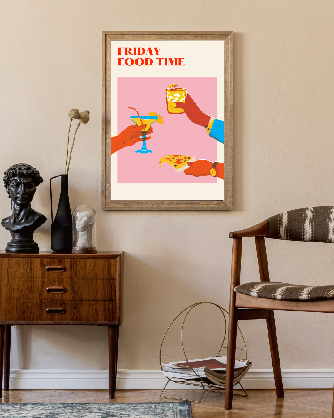 Friday food time Poster