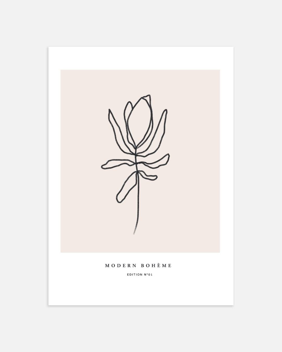 Elegant bloom Poster