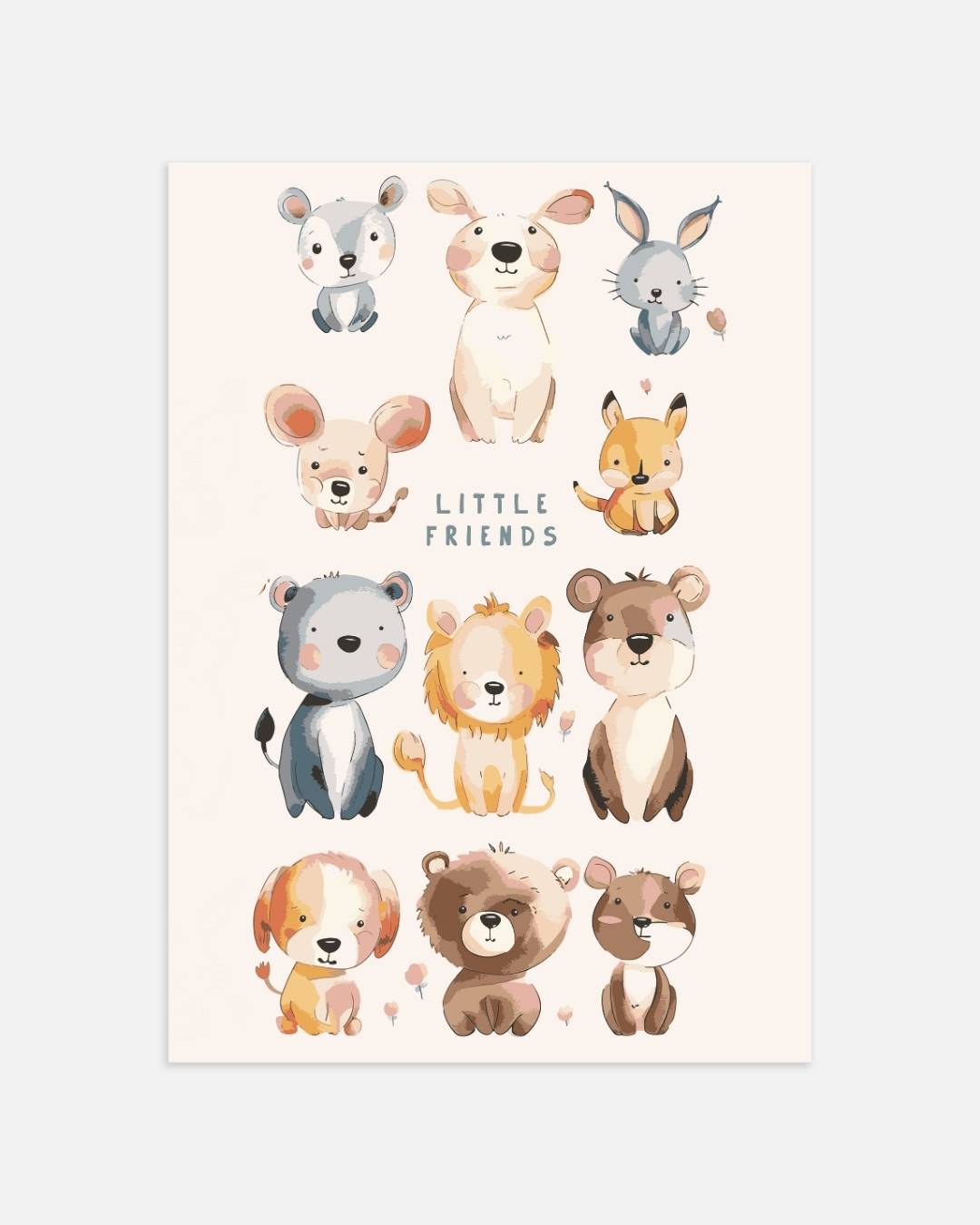 Kleine vrienden Poster