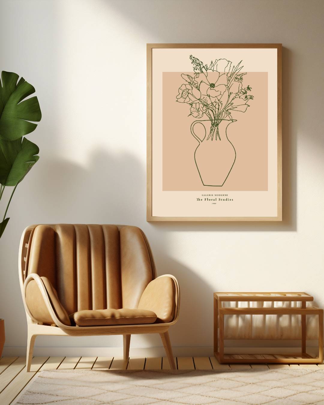 Vaas met veldbloemen Poster