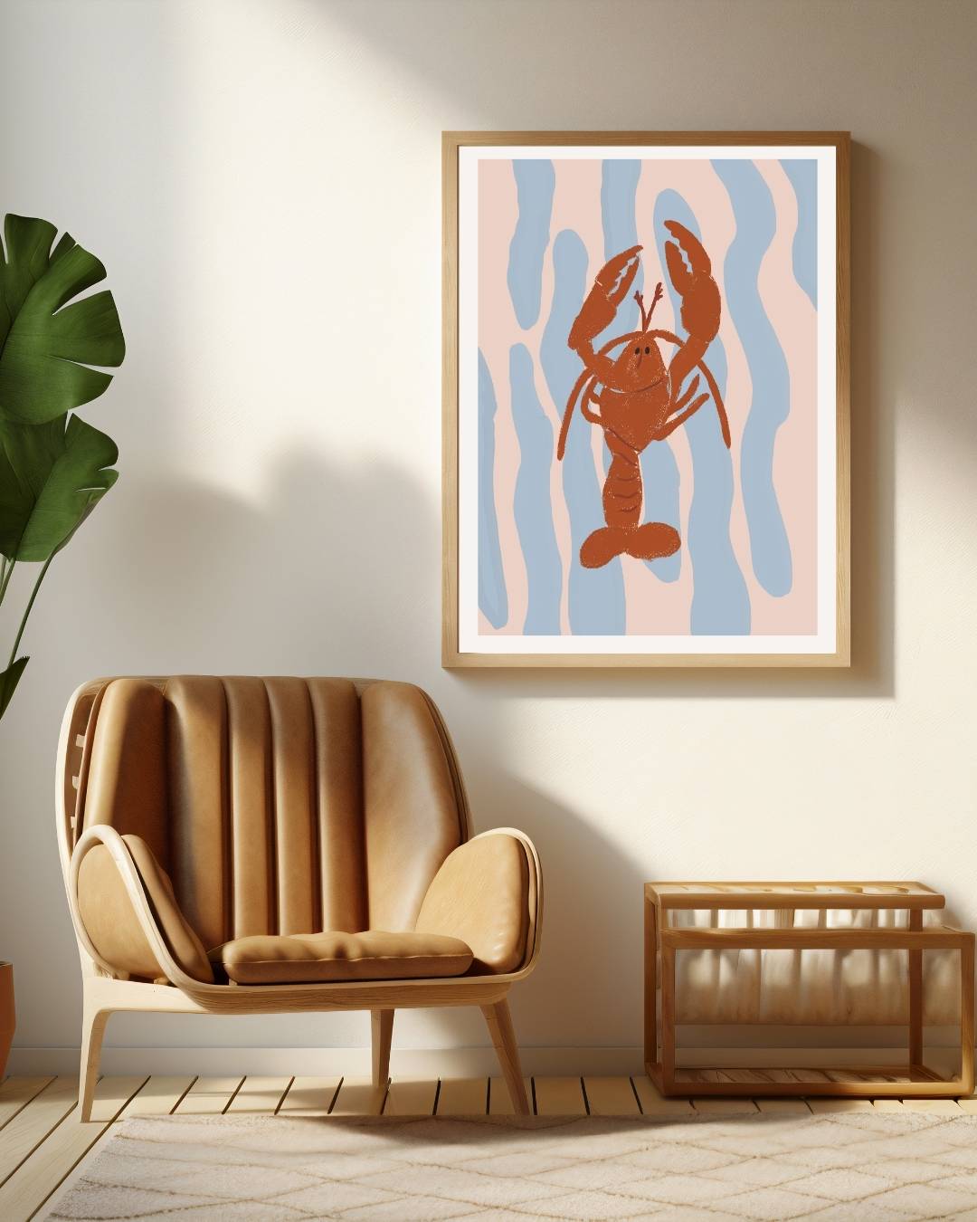 Kreeft in beweging Poster