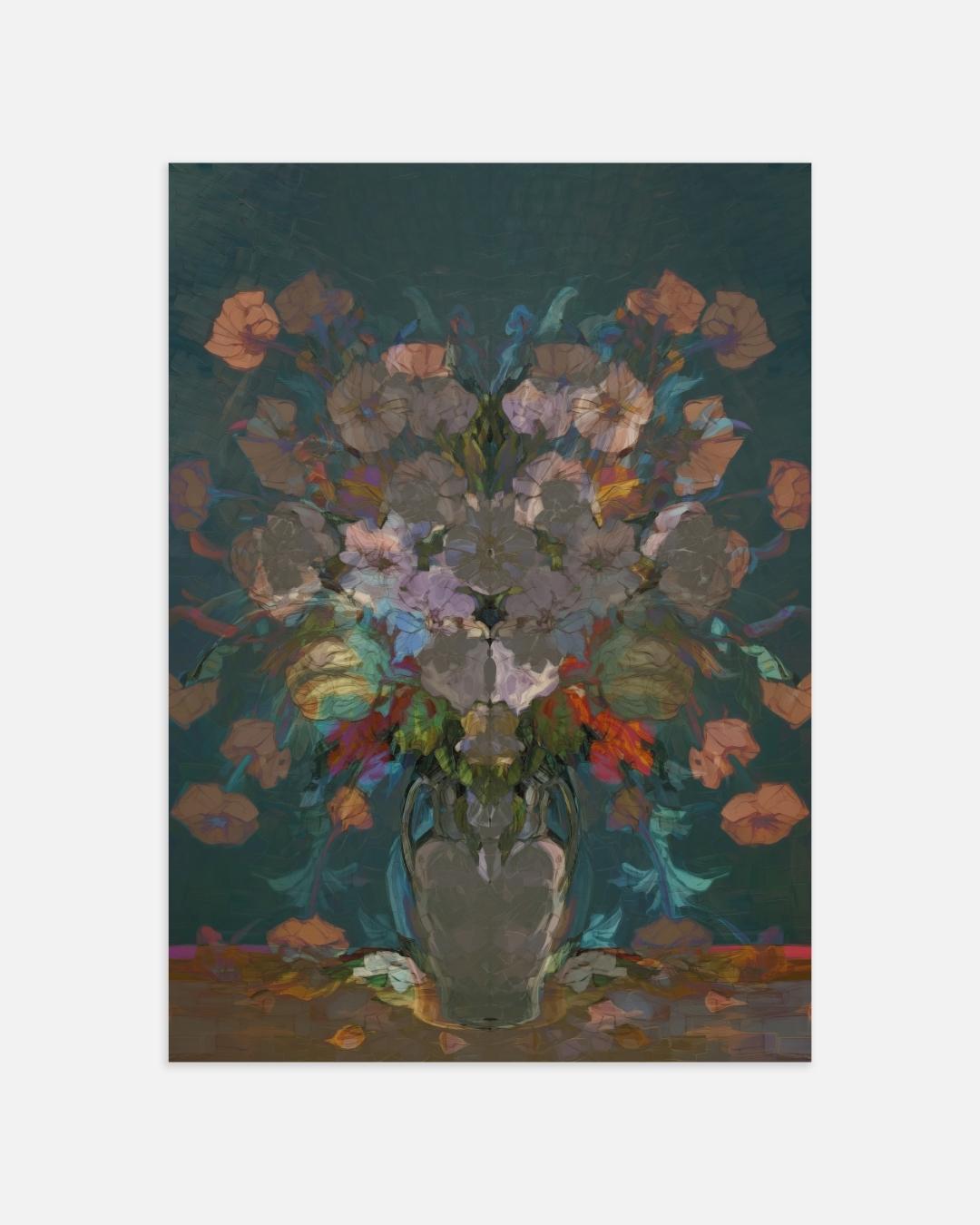Mystieke bloemenvaas Poster