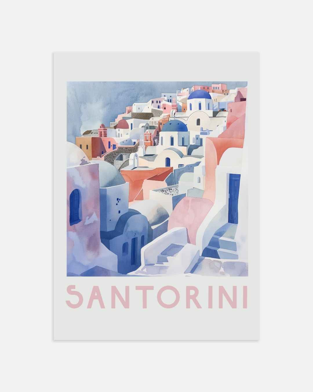 Santorini Dreamscape Poster
