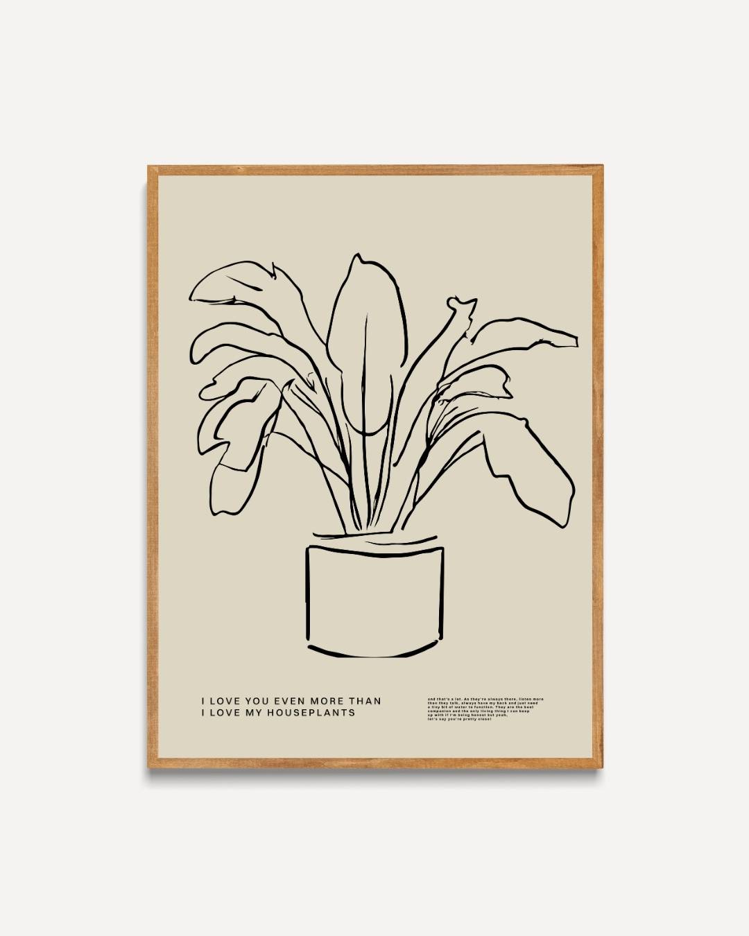 Houseplant Poster