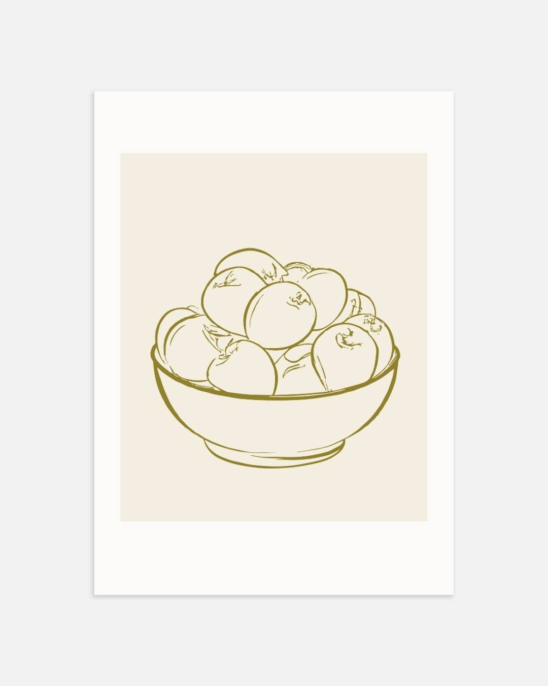 Kom met appels Poster