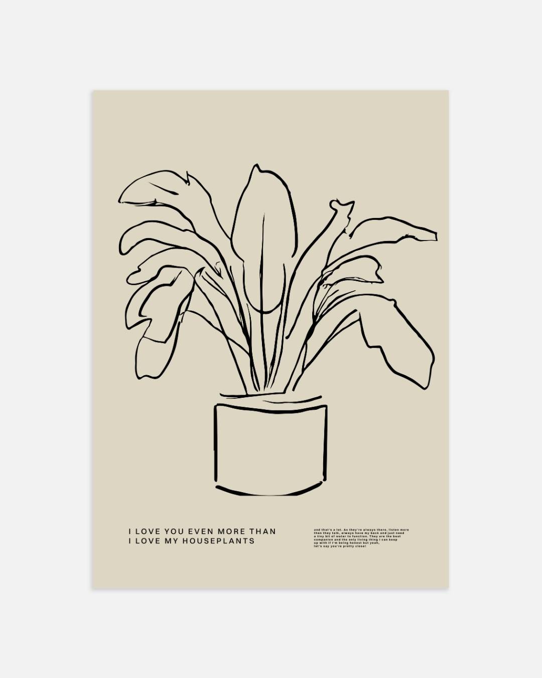 Houseplant Poster