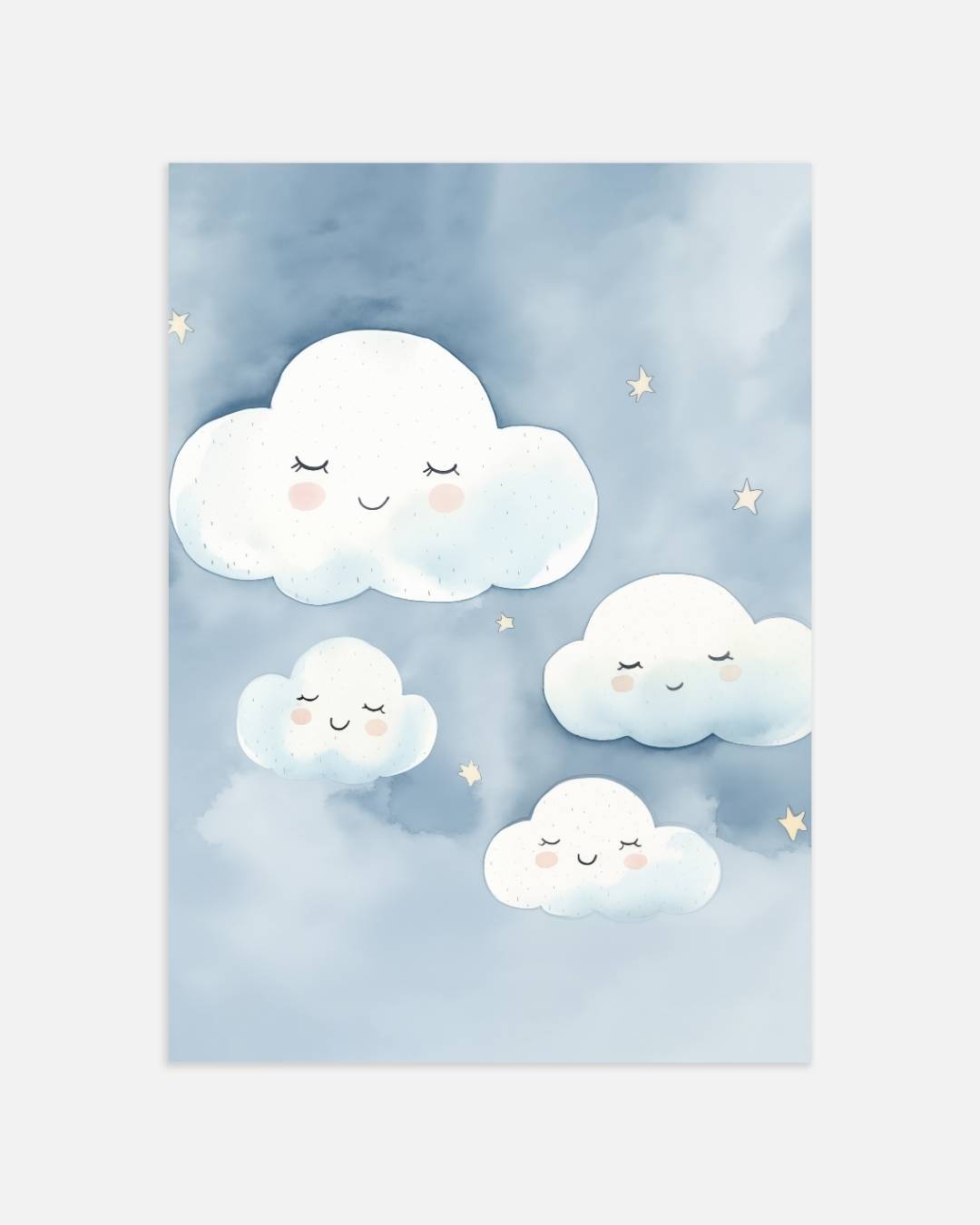 Schattige wolkjes Poster