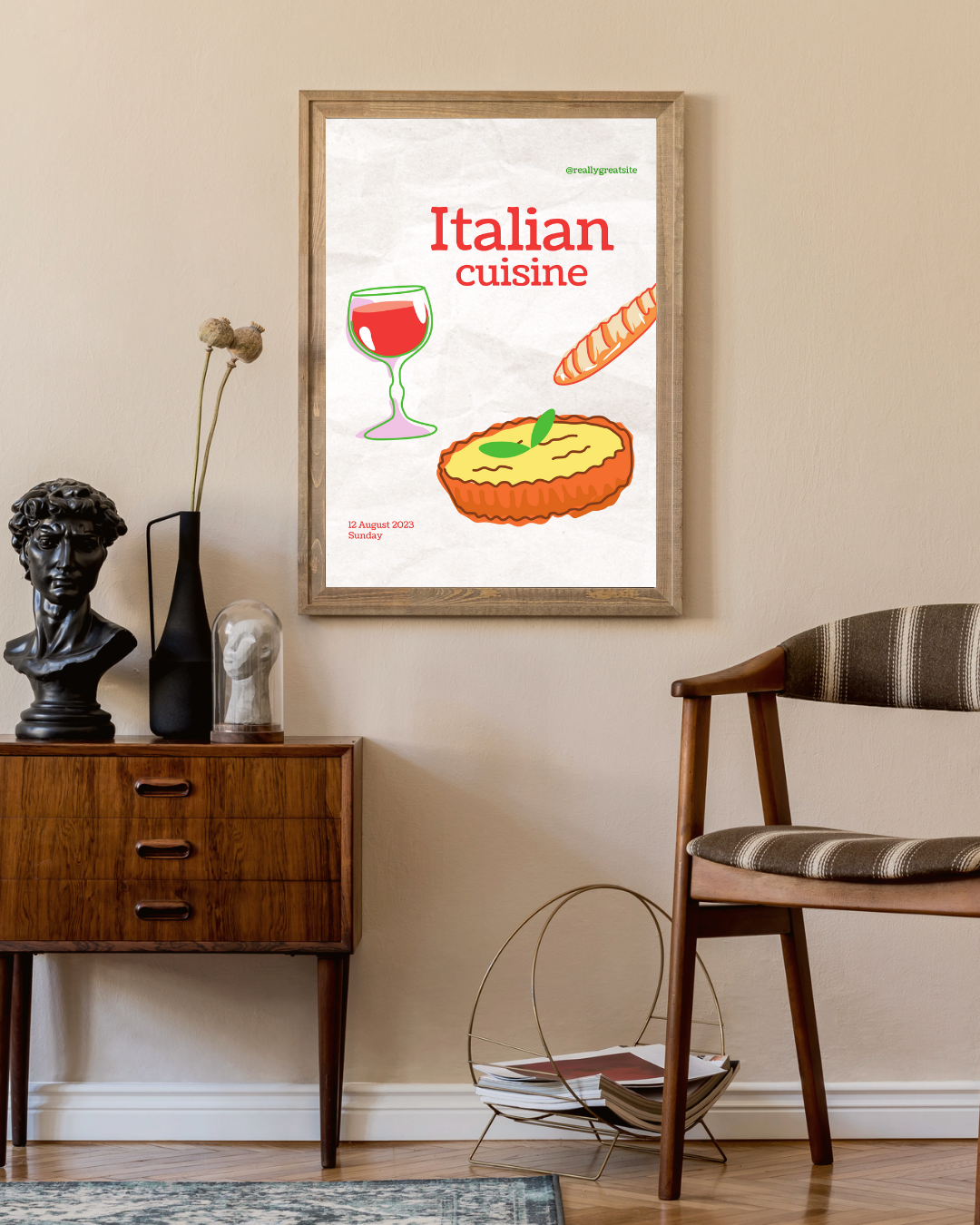 Italian cuisine Poster