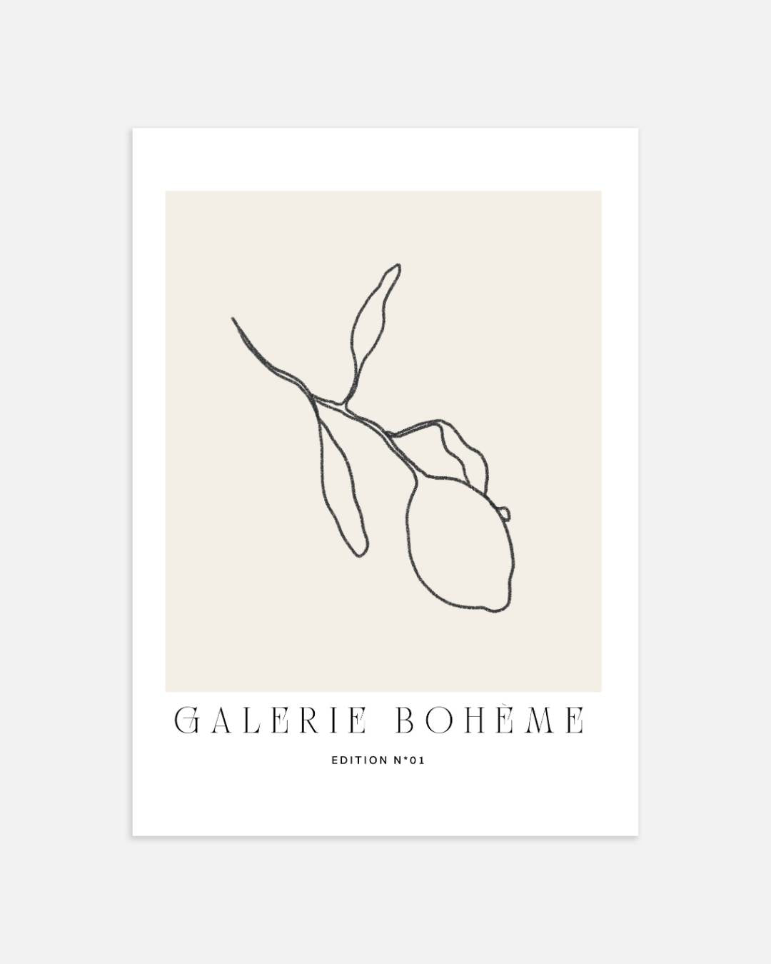 Tak met citroen Poster