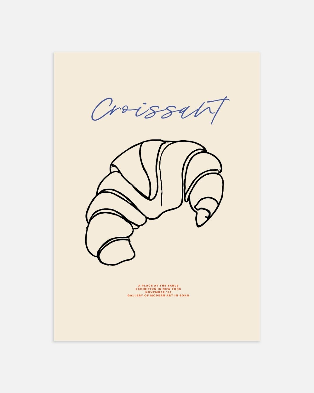 Croissant Poster