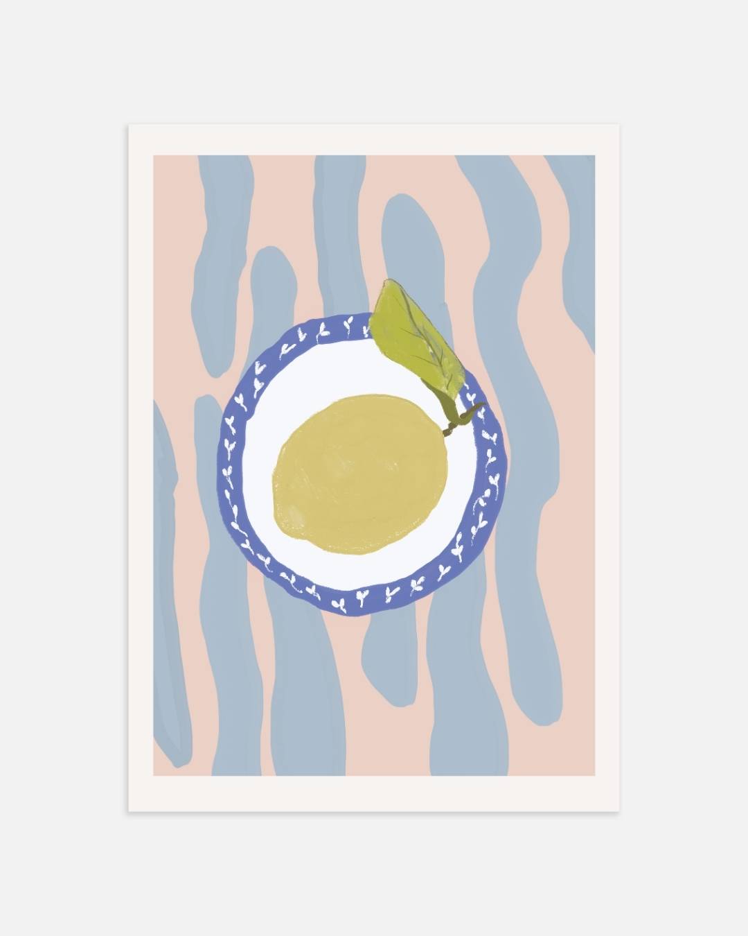 Rustiek citroenservies Poster