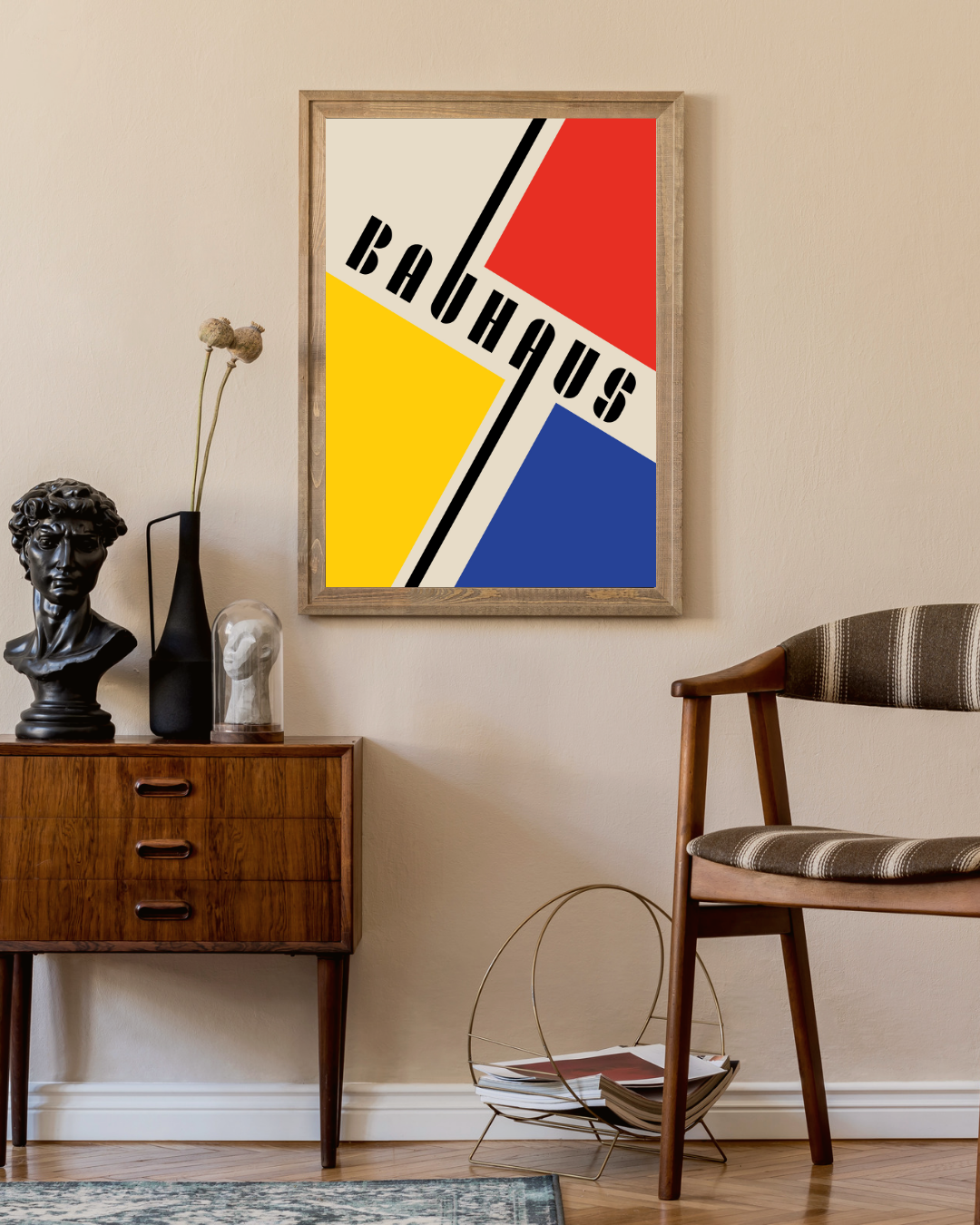 Bauhaus geel, rood & blauw Poster