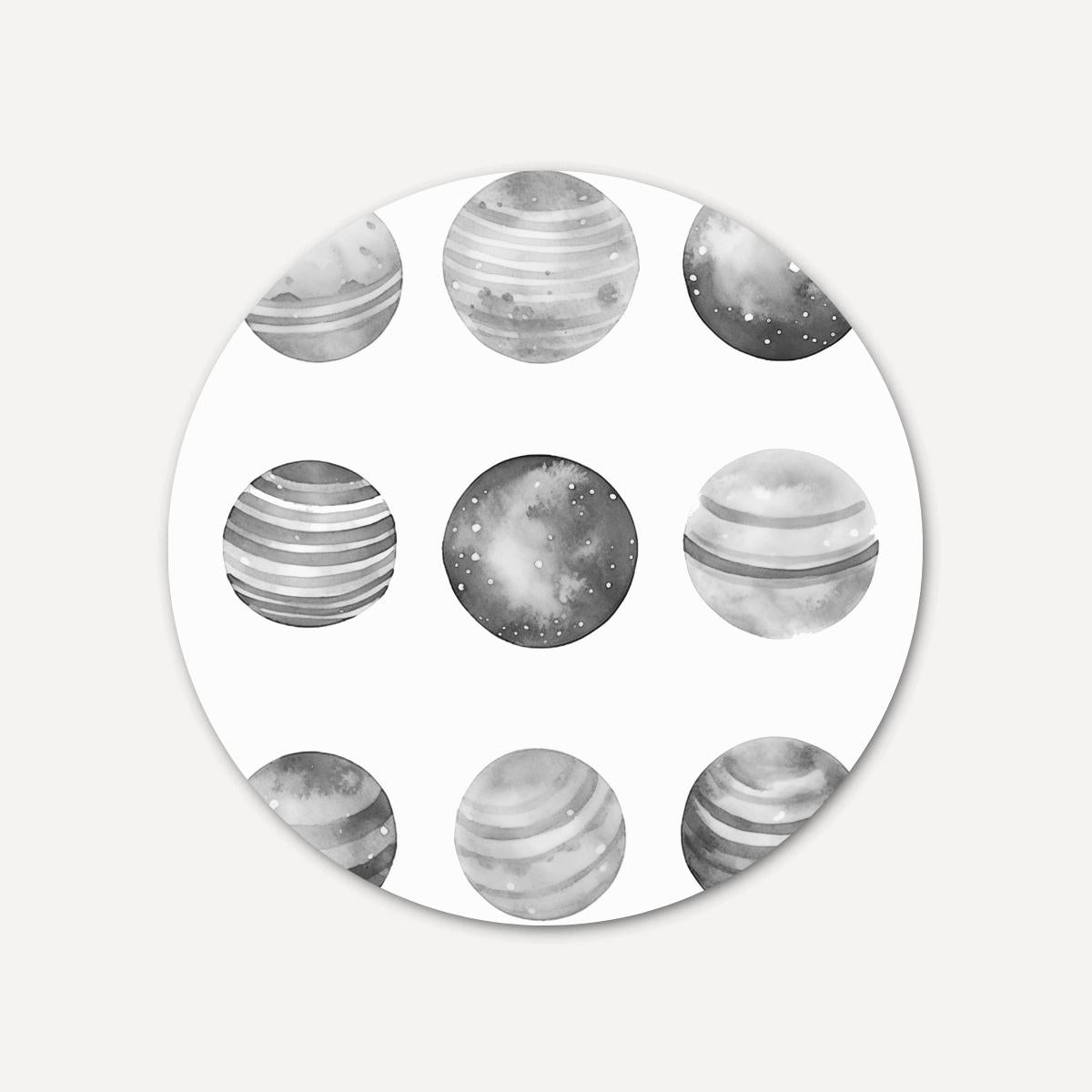 Planeten Muurcirkel-WallArtistic