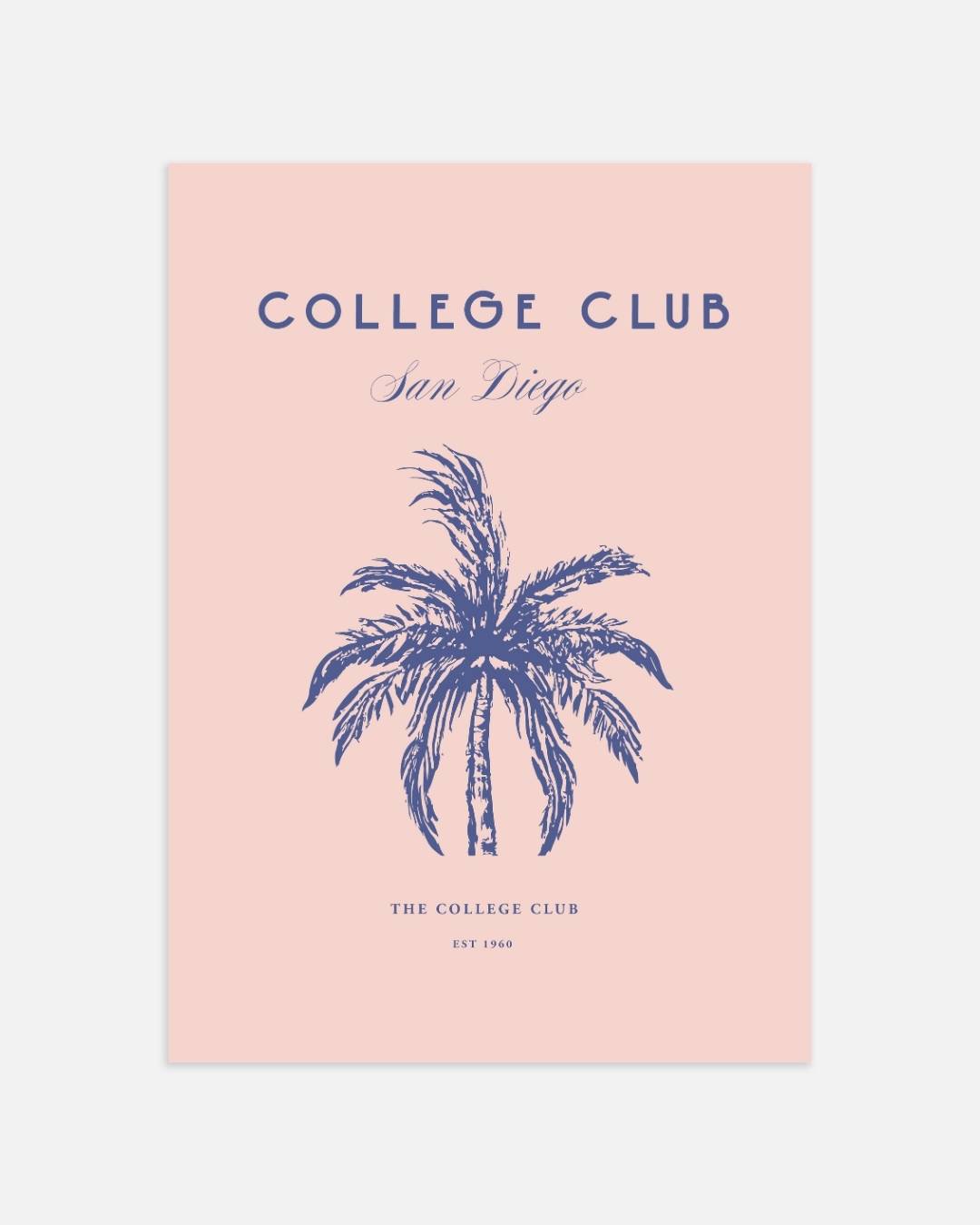 College Club San Diego Poster