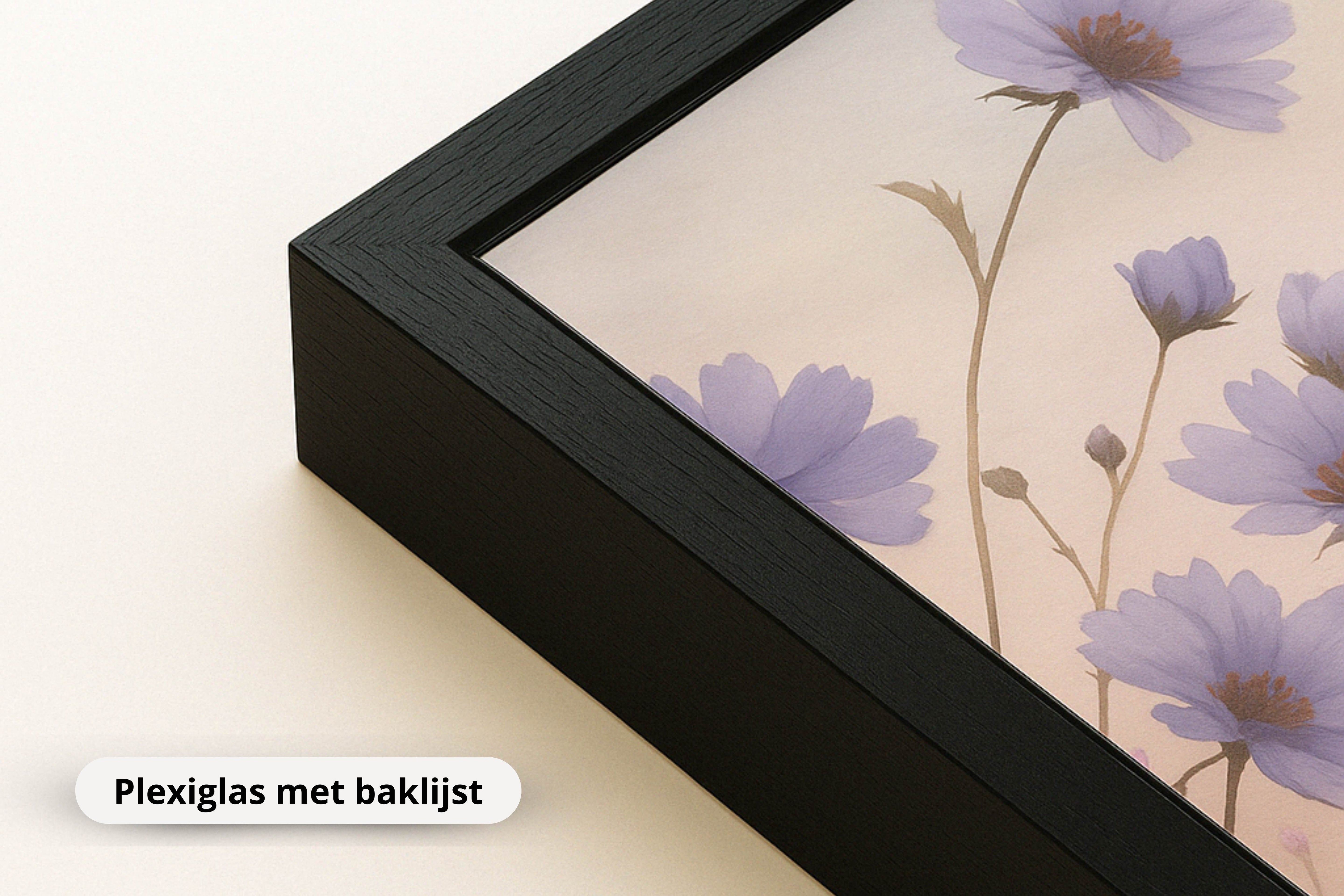 Zomerlicht aan tafel Kunstwerk-canvas-dibond-plexiglas-wanddecoratie-WallArtistic