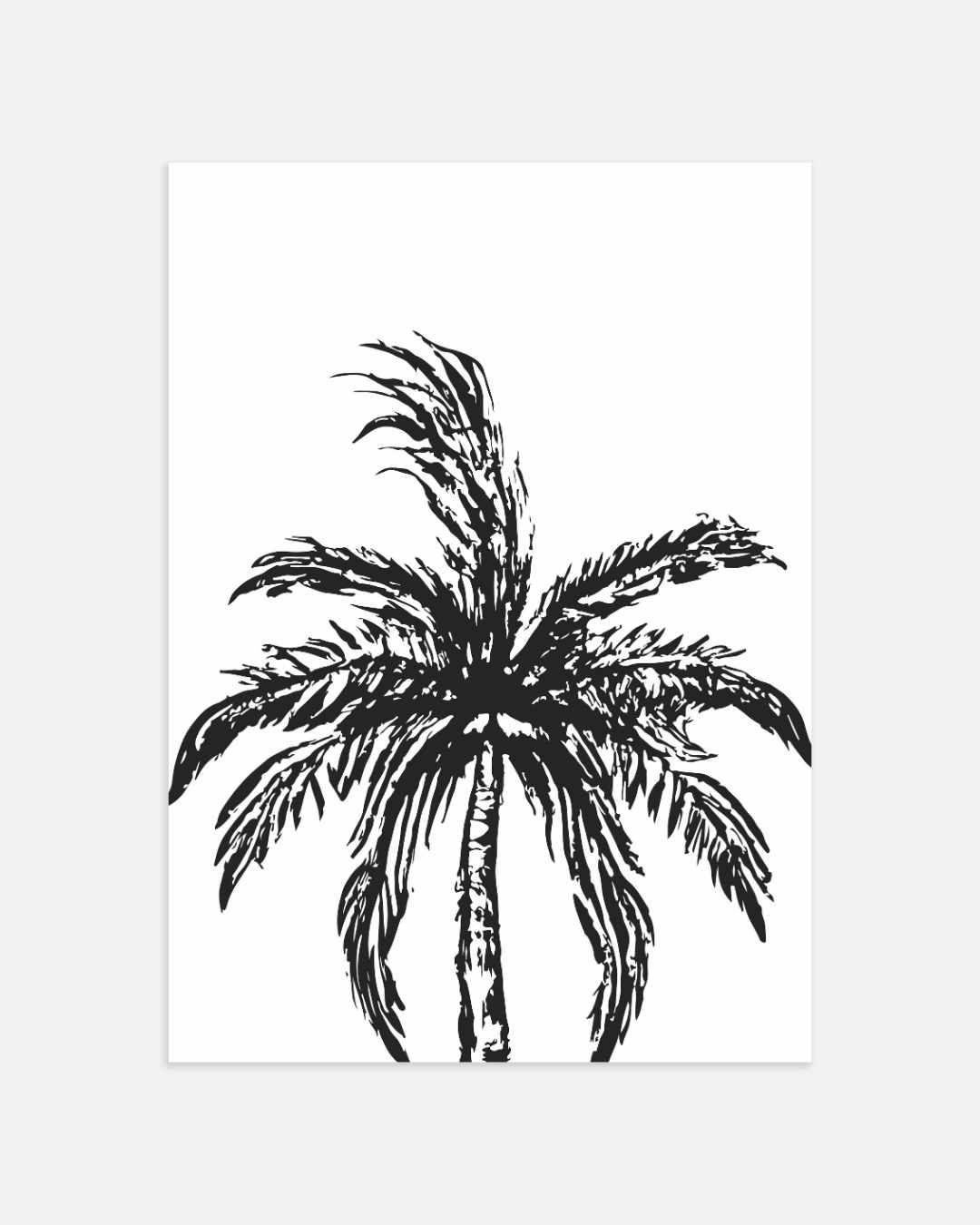 Palm Tree Silhouette Poster