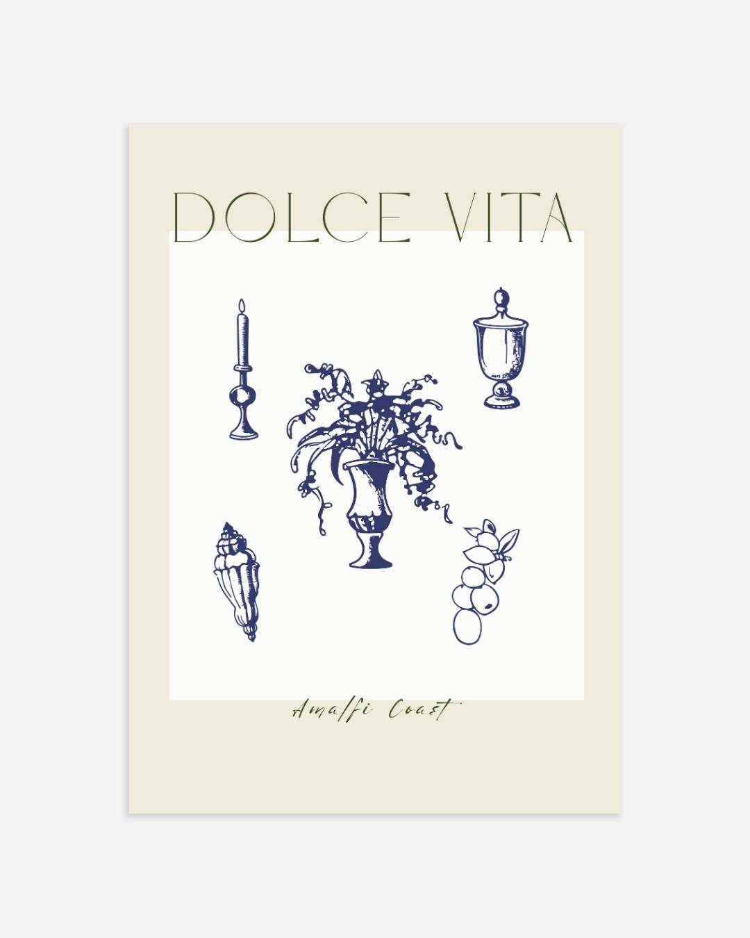 Dolce Vita Amalfi Coast Poster