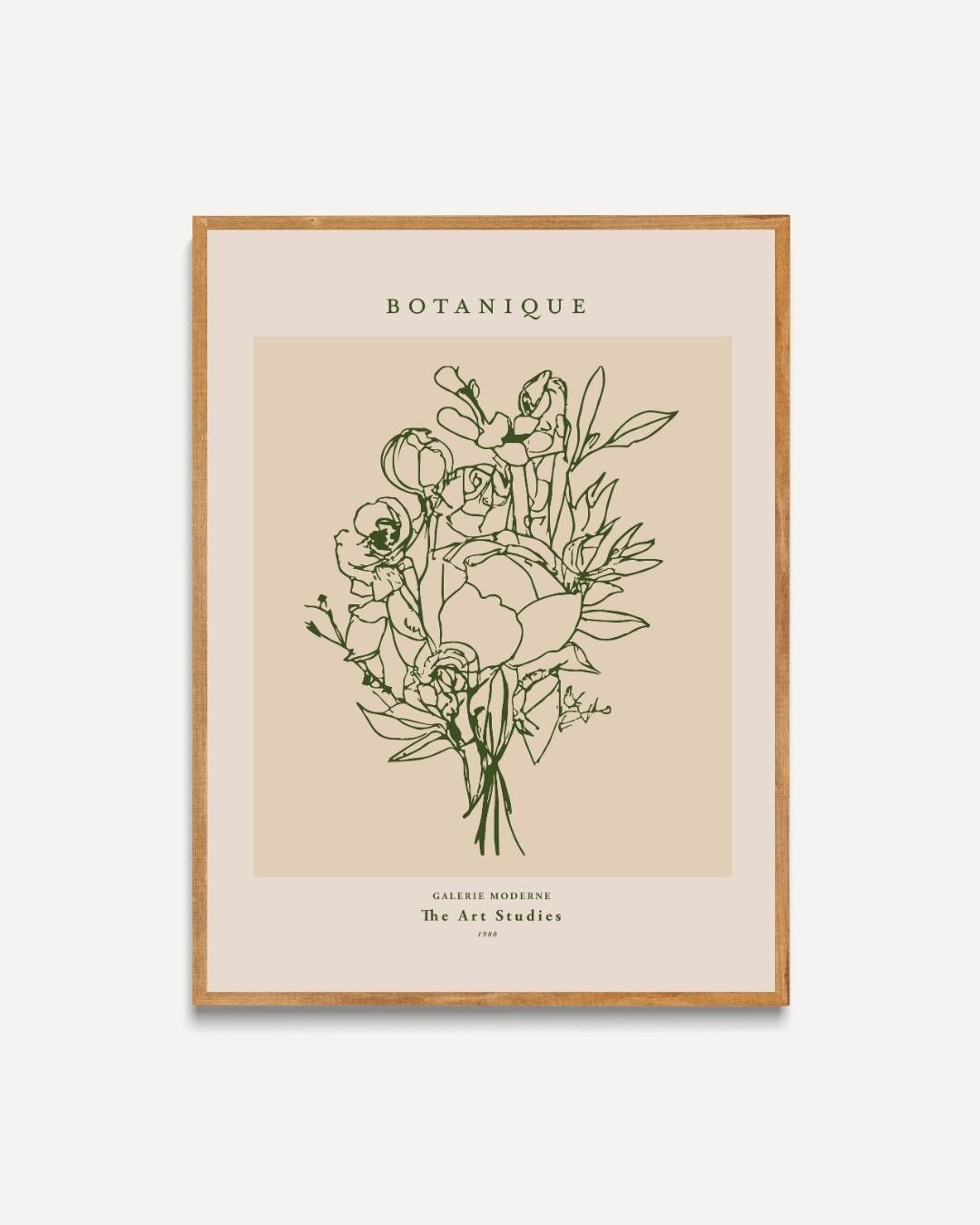 Rustieke bloemenvorm Poster