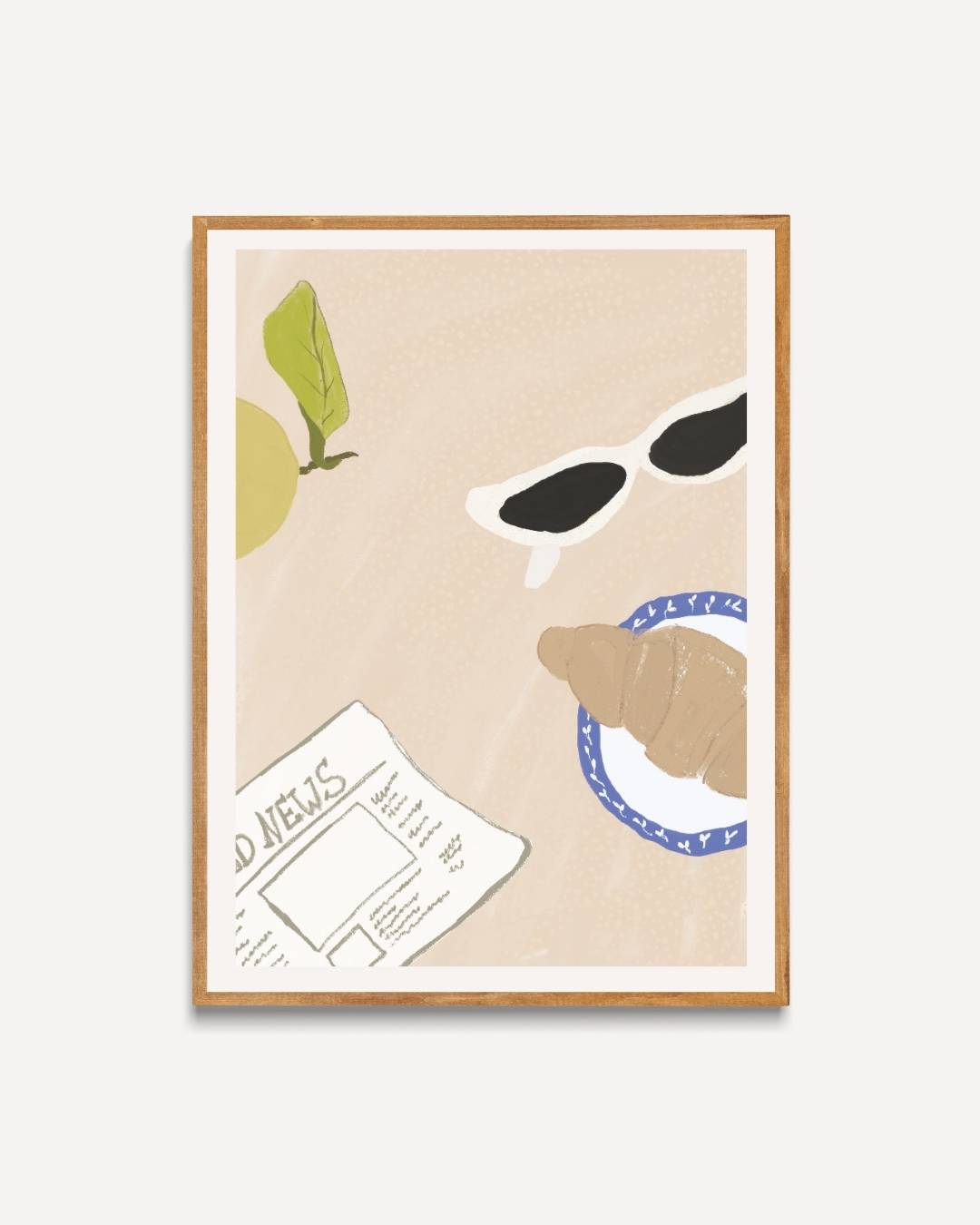 Ontspannen strand Poster