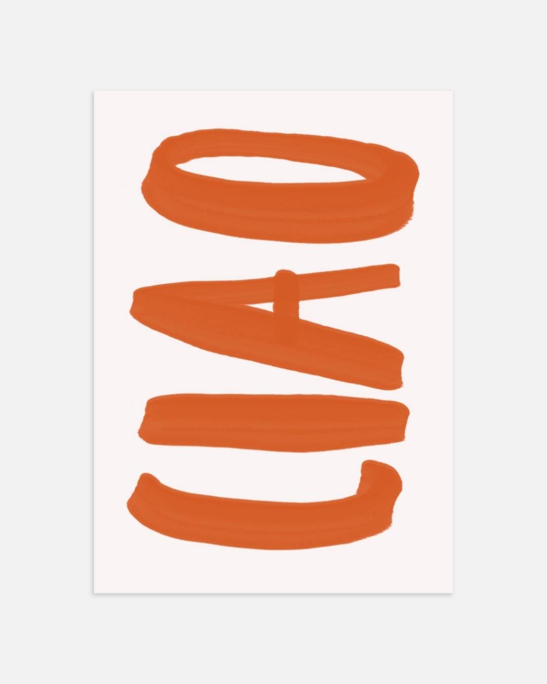 Ciao oranje Poster