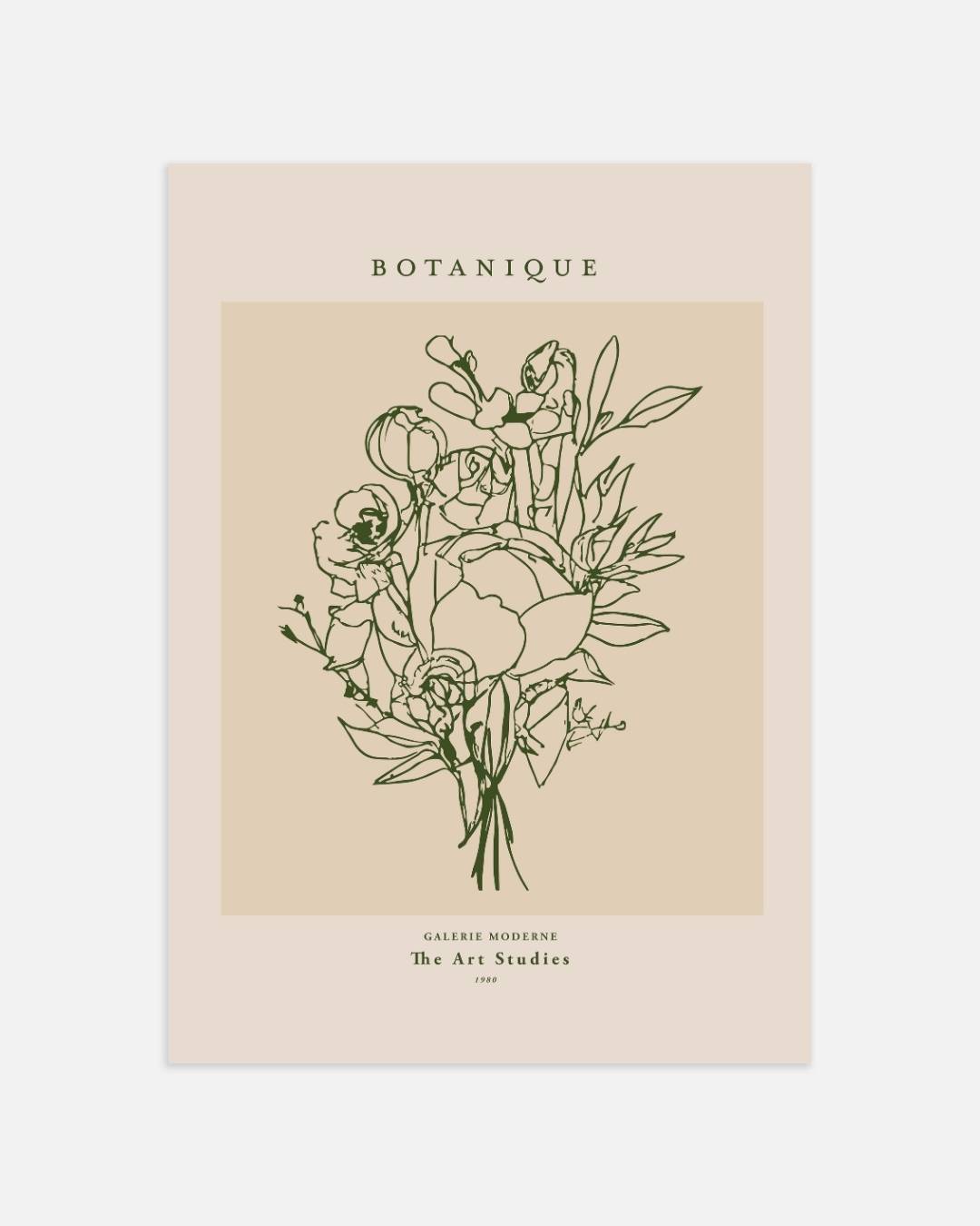 Rustieke bloemenvorm Poster