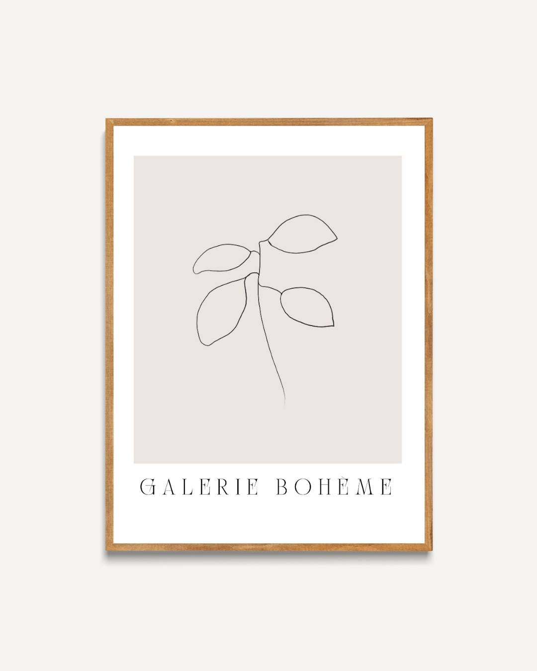 Galerie blad boheme Poster