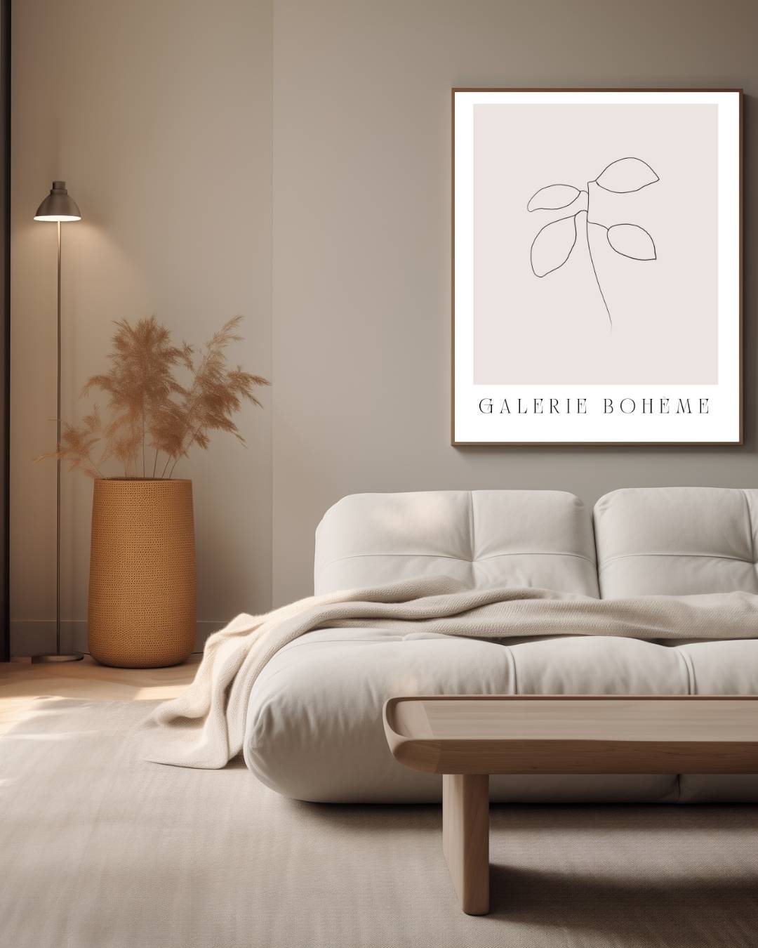 Galerie blad boheme Poster