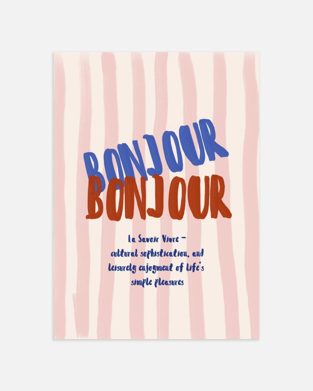 Bonjour Poster