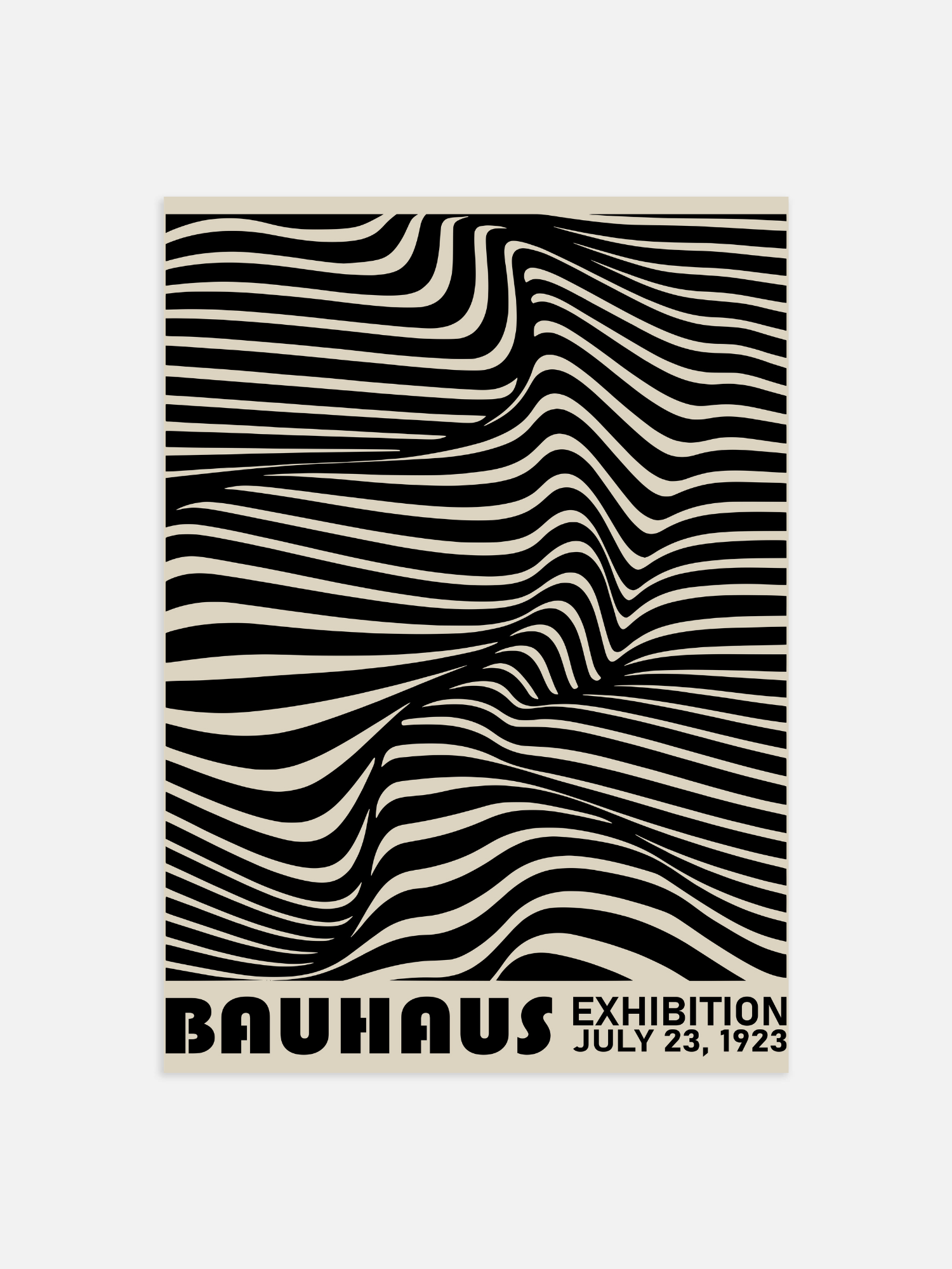 Bauhaus july 23, 1923 Poster