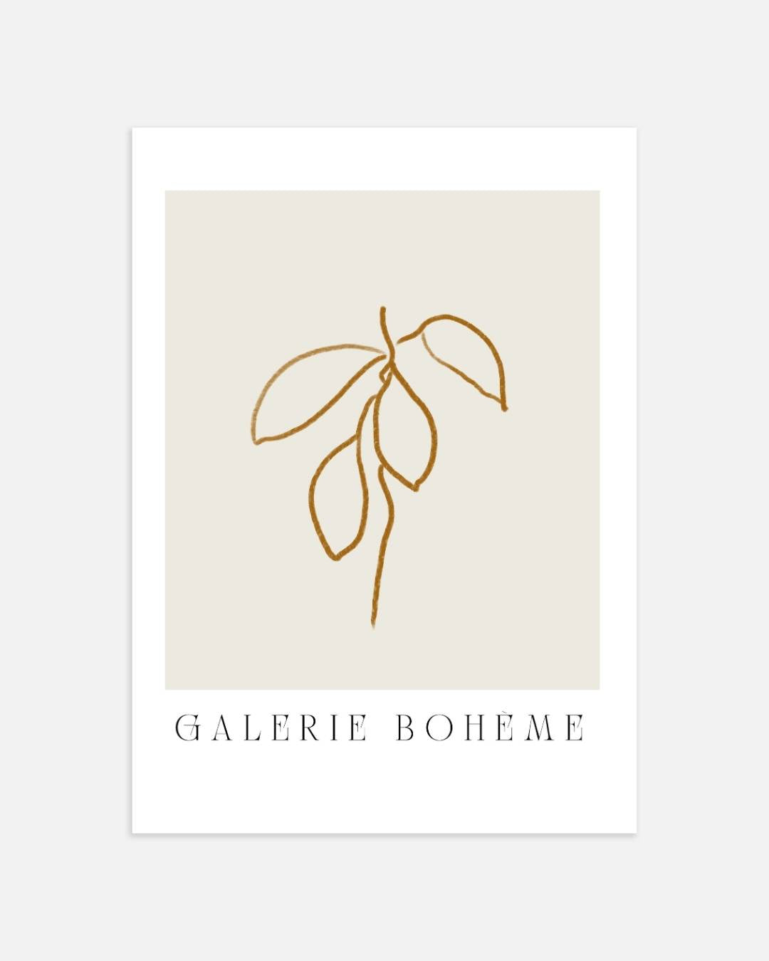 Gouden bladeren Poster