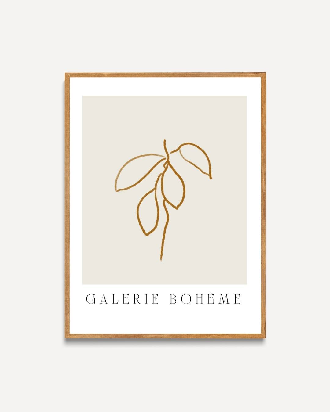 Gouden bladeren Poster