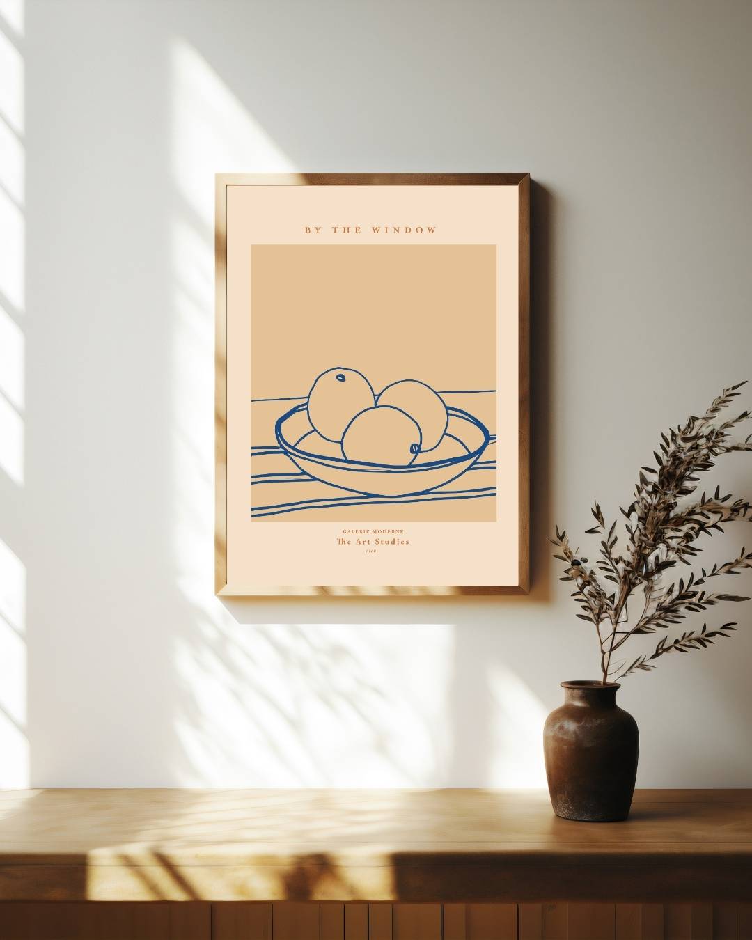 Bloemen bij het raam Poster