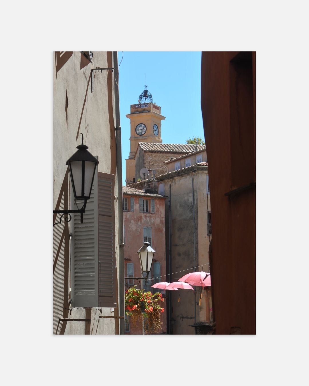 Klokkentoren van Saint-Tropez Poster
